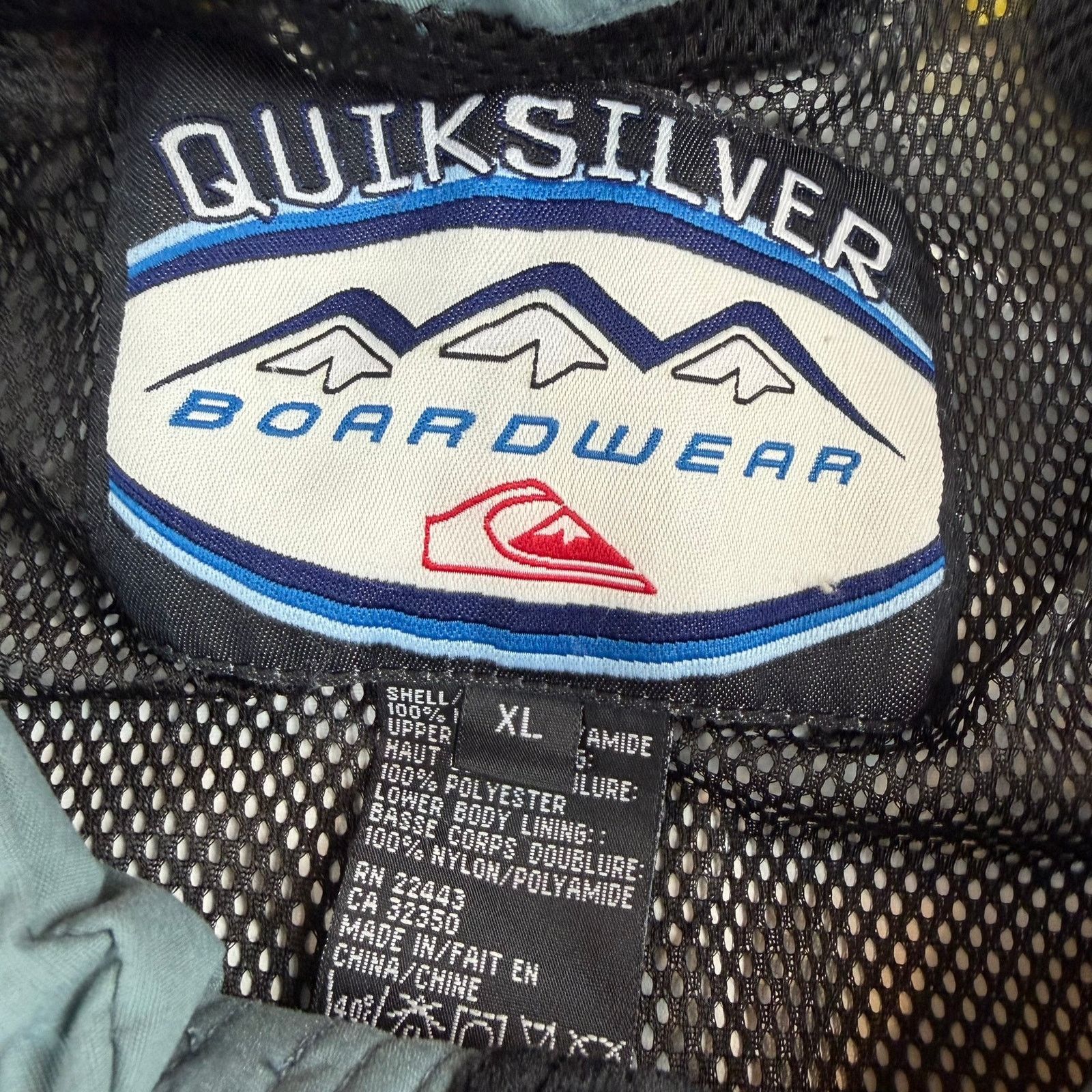 Quiksilver Vintage 90s Quiksilver Snowboard Ski Jacket - XL Size US XL / EU 56 / 4 - 3 Thumbnail