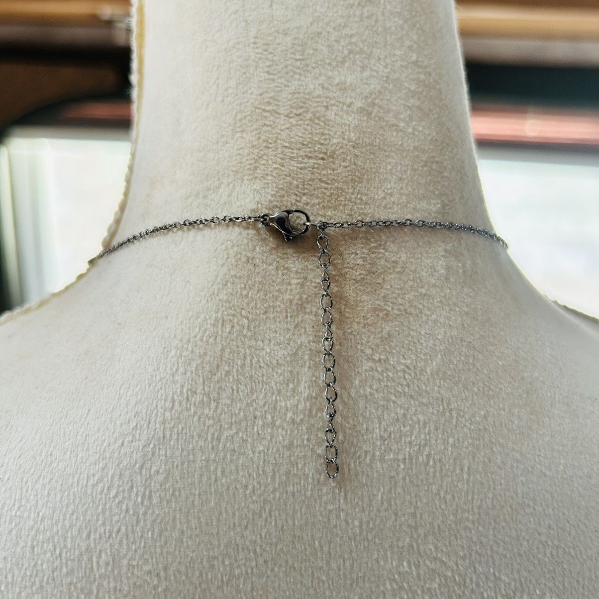 Handmade Handcrafted glass bead cluster pendant on chain necklace Size ONE SIZE - 4 Thumbnail