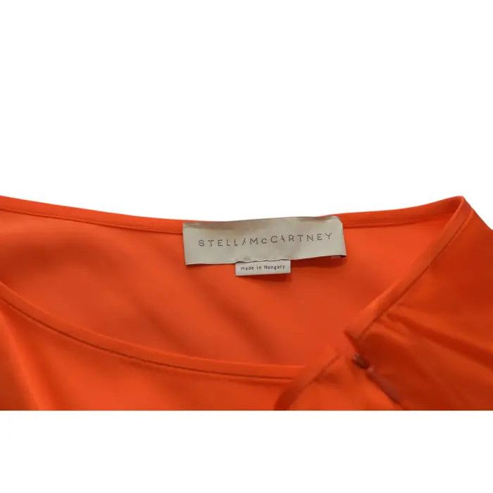 Designer Stella McCartney Orange mini dress Size M / US 6-8 / IT 42-44 - 3 Thumbnail