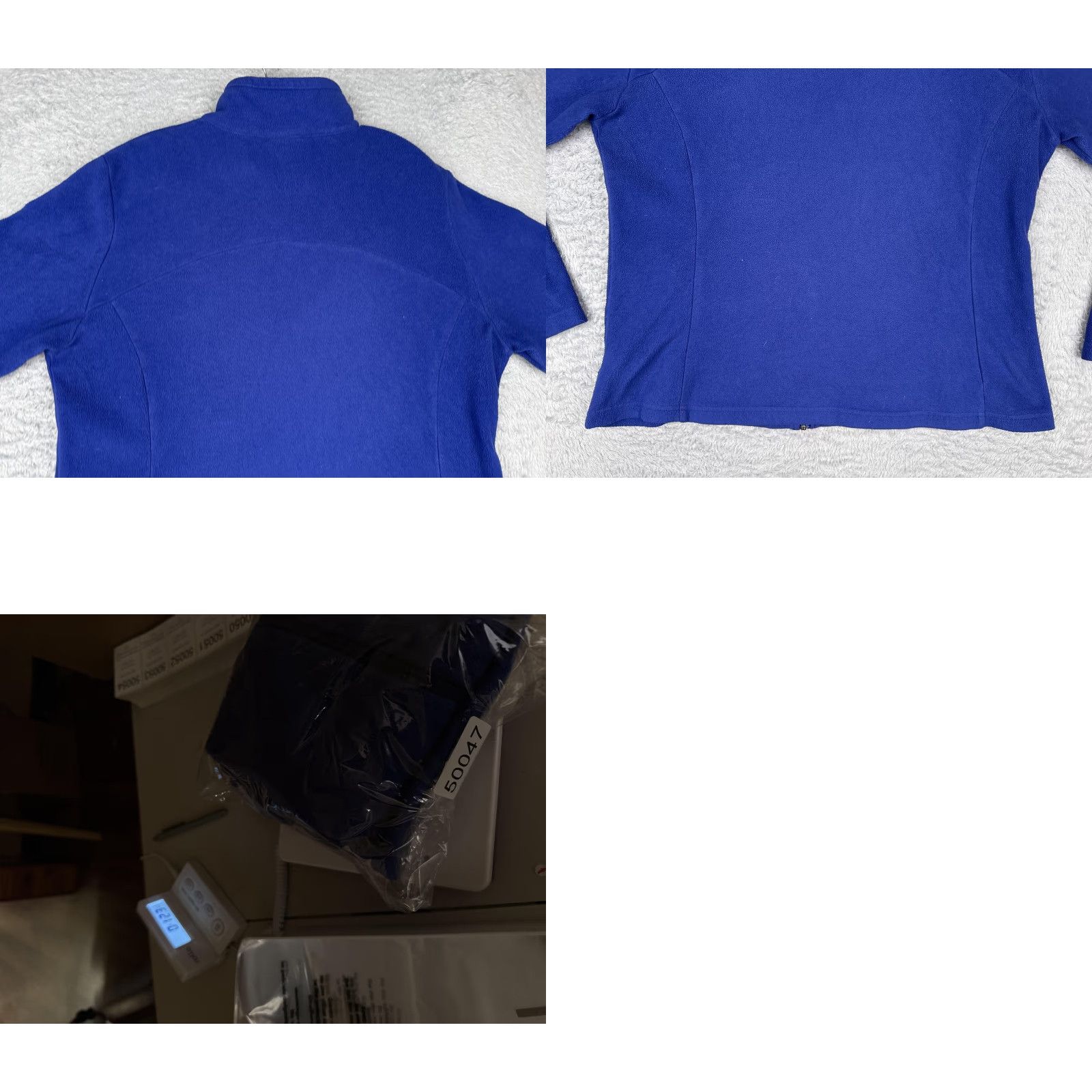 Vintage Columbia Jacket Womens XL Blue Fleece Full Zip Stand Collar Pockets Soft Hiking Size XL / US 12-14 / IT 48-50 - 10 Thumbnail