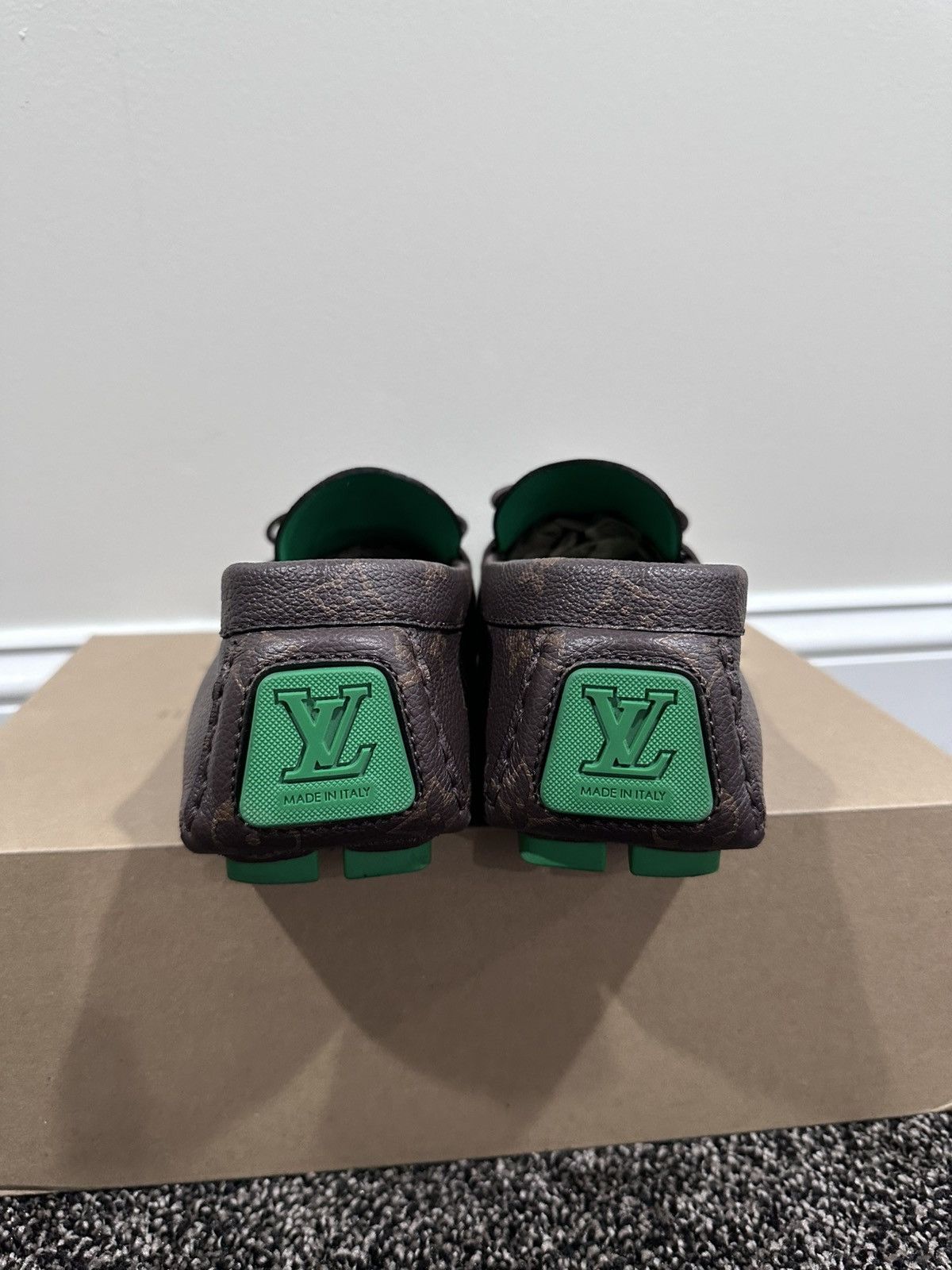 Louis Vuitton Louis Vuitton Virgil Brown Monogram Laced Driver Loafers Size US 8.5 / EU 41-42 - 5 Thumbnail