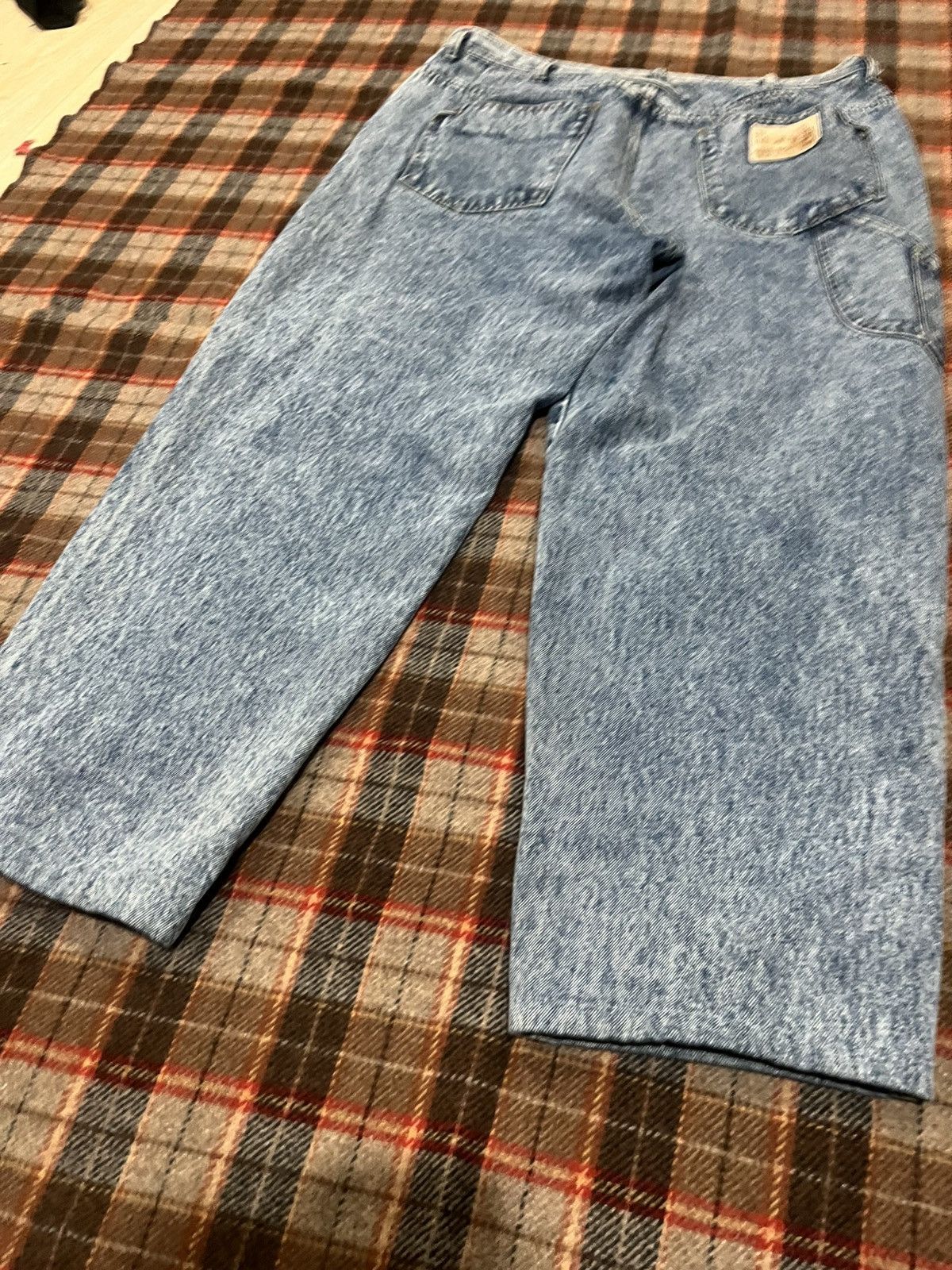 Levi's Vintage 90 Super baggy Brittania Acid Washed denim Jeans 38 Size US 37 - 9 Thumbnail