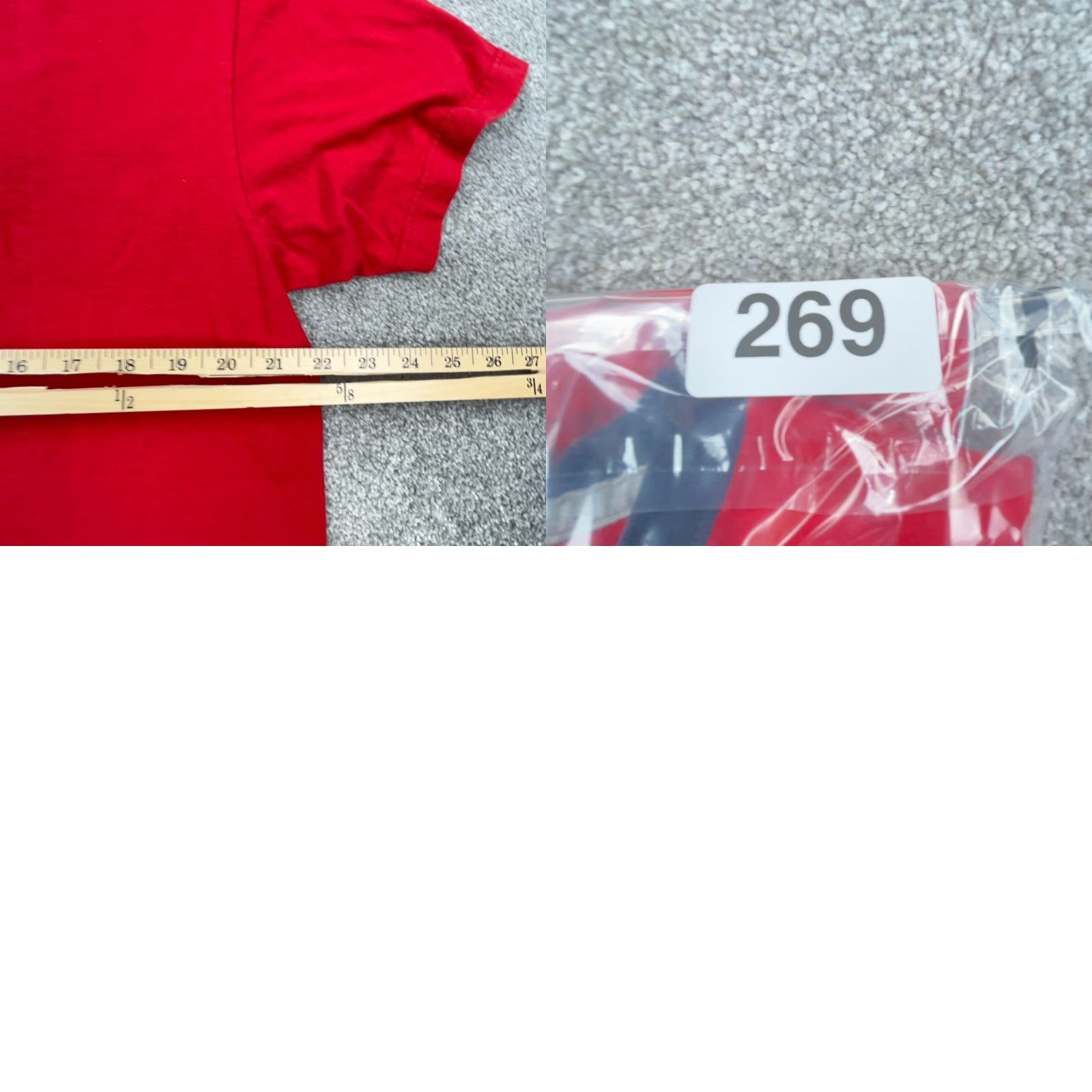 Tommy Hilfiger VINTAGE Tommy Hilfiger Shirt Men Medium Red Blue Spell Out Tee Y2K Ringer Adult Size US M / EU 48-50 / 2 - 8 Thumbnail