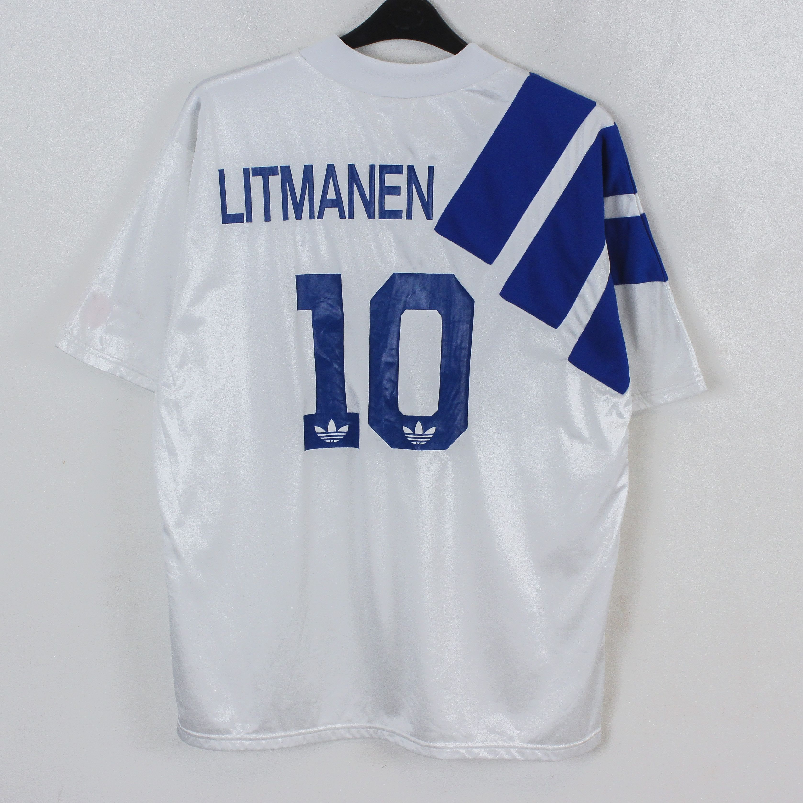 Adidas Finland Litmanen 1993 1995 Jersey Shirt Kit Suomi Finnish XL Size US XL / EU 56 / 4 - 1 Thumbnail