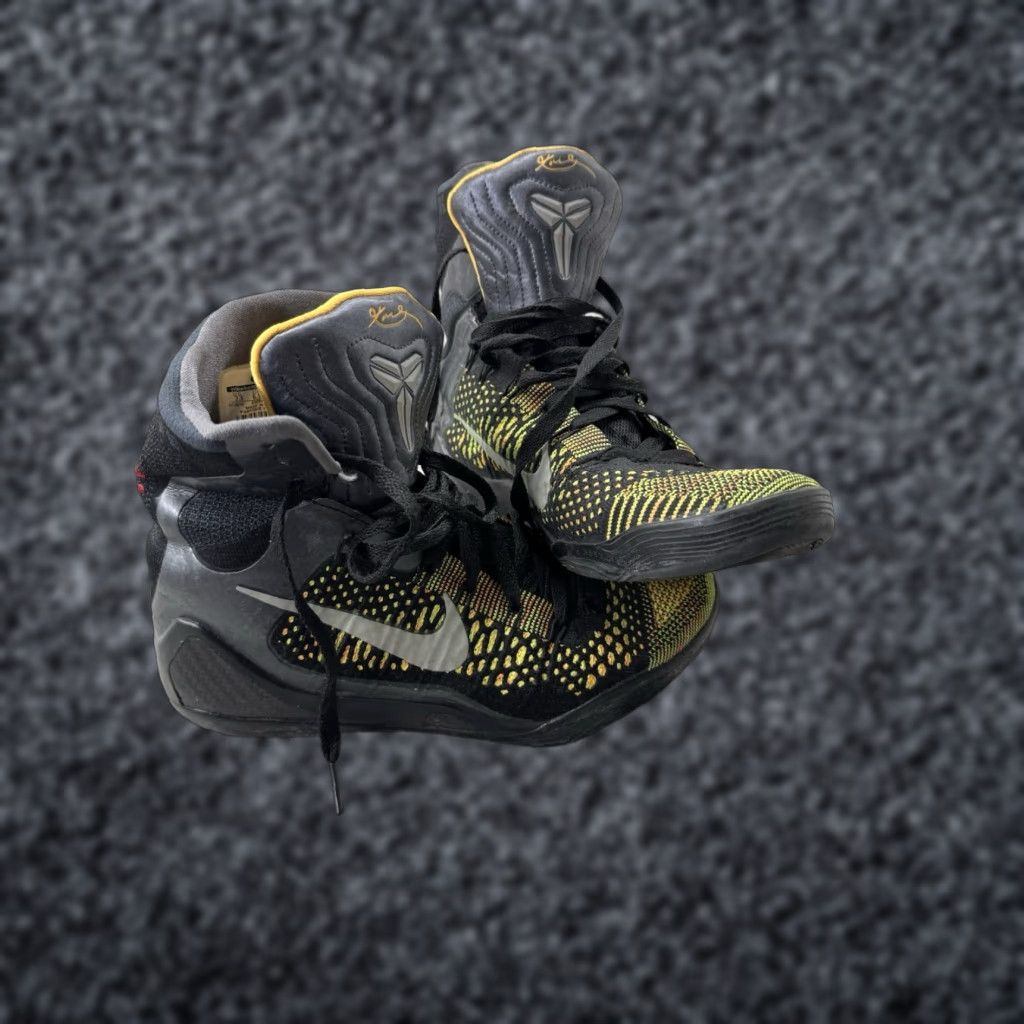 Nike Nike Kobe 9 Elite Inspiration Sneaker 7.5 Men Black Flyknit 2014 Kobe 9 Elite 630847-004 Size US 8 / EU 41 - 1 Thumbnail