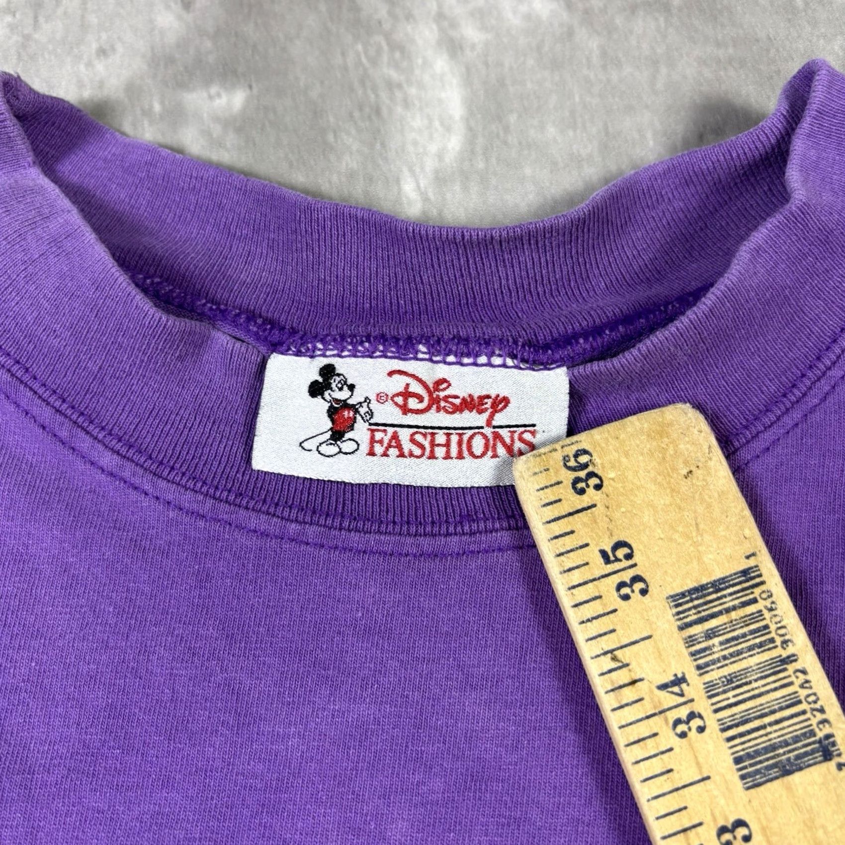 Disney VINTAGE Disney Mickey Mouse T Shirt Purple 2XL 90s Men Regular Short Sleeve Crew Neck Cotton Knit Size US XXL / EU 58 / 5 - 5 Thumbnail