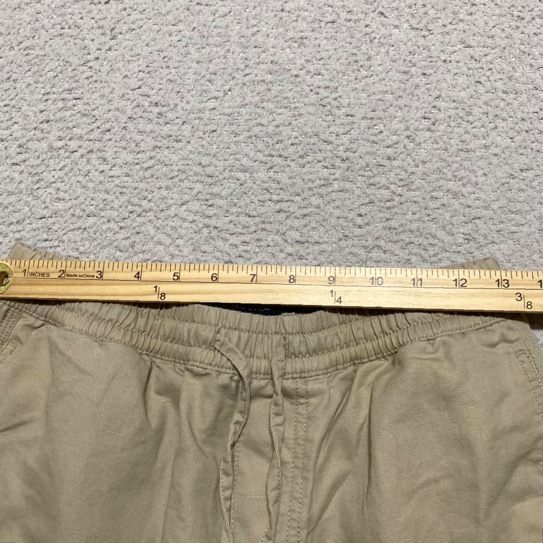 Rodd & Gunn Rodd & Gunn Mens XS Shorts Beige Linen Blend Chino Outdoor Beach Casual Pull On Size US 27 - 7 Thumbnail