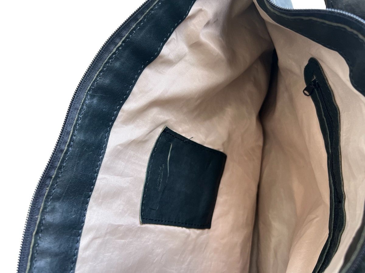 Genuine Leather 90s 🇮🇹 Made Genuine Lamb Leather Large Hobo Crossbody Bag Size ONE SIZE - 8 Thumbnail