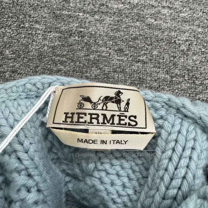 Hermes Hermes Cashmere Knit Top Size US XL / EU 56 / 4 - 2 Thumbnail