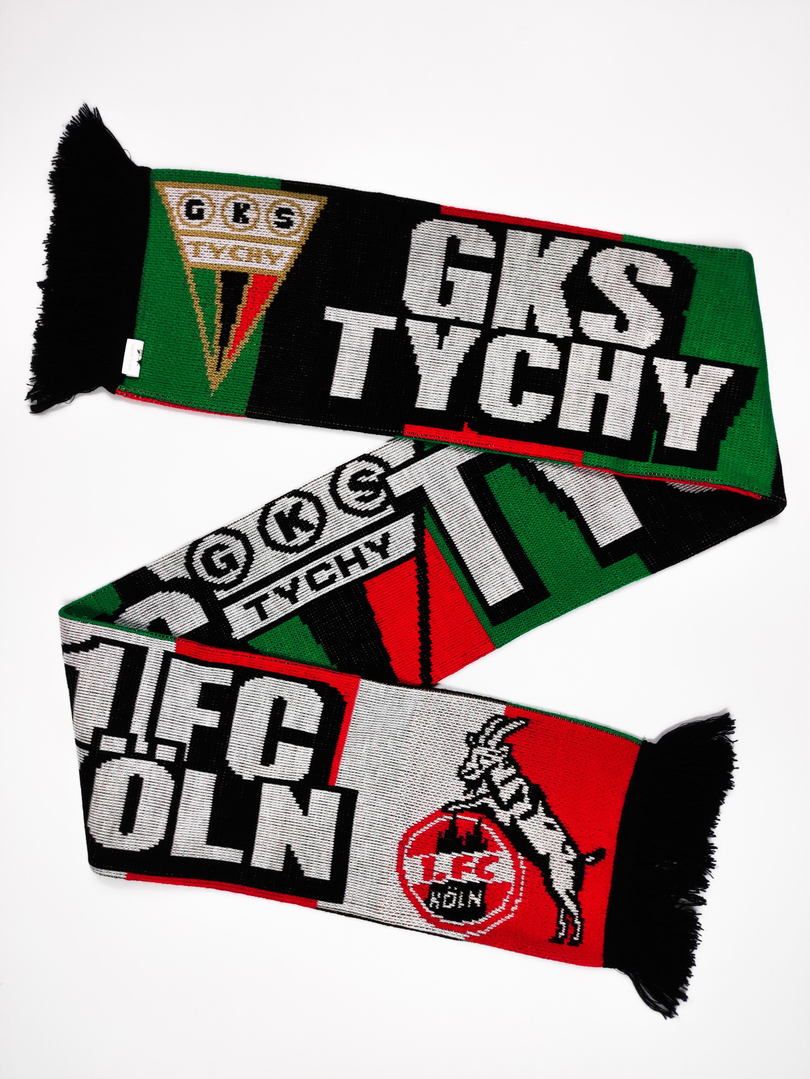Other GKS Tychy vs. 1. FC Koln 18.07.2015 Scarf Schal Ultras Hools Size ONE SIZE - 1 Thumbnail