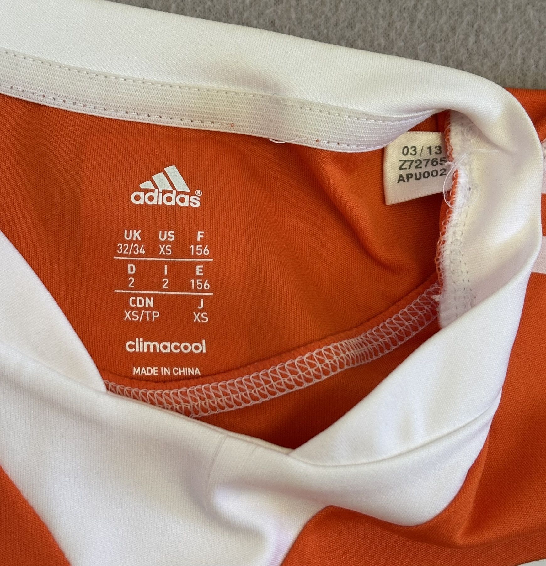 Adidas Netherlands 2014 Hockey Jersey Size XS Size US XS / EU 42 / 0 - 11 Thumbnail