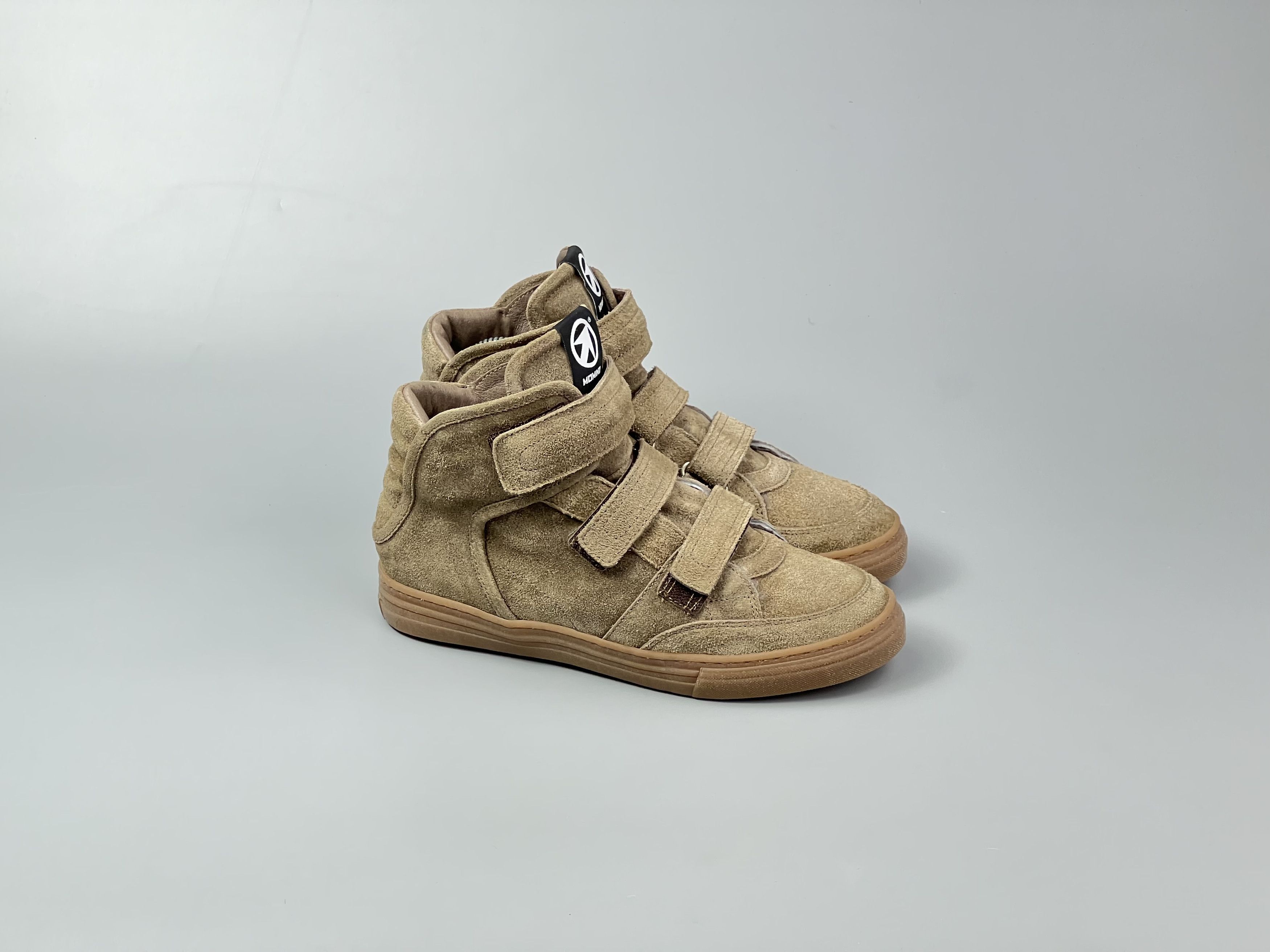 Designer × Japanese Brand Momino Women's Hi-Top Insulation Suede Sneakers Size 37 Size US 6 / IT 36 - 1 Thumbnail