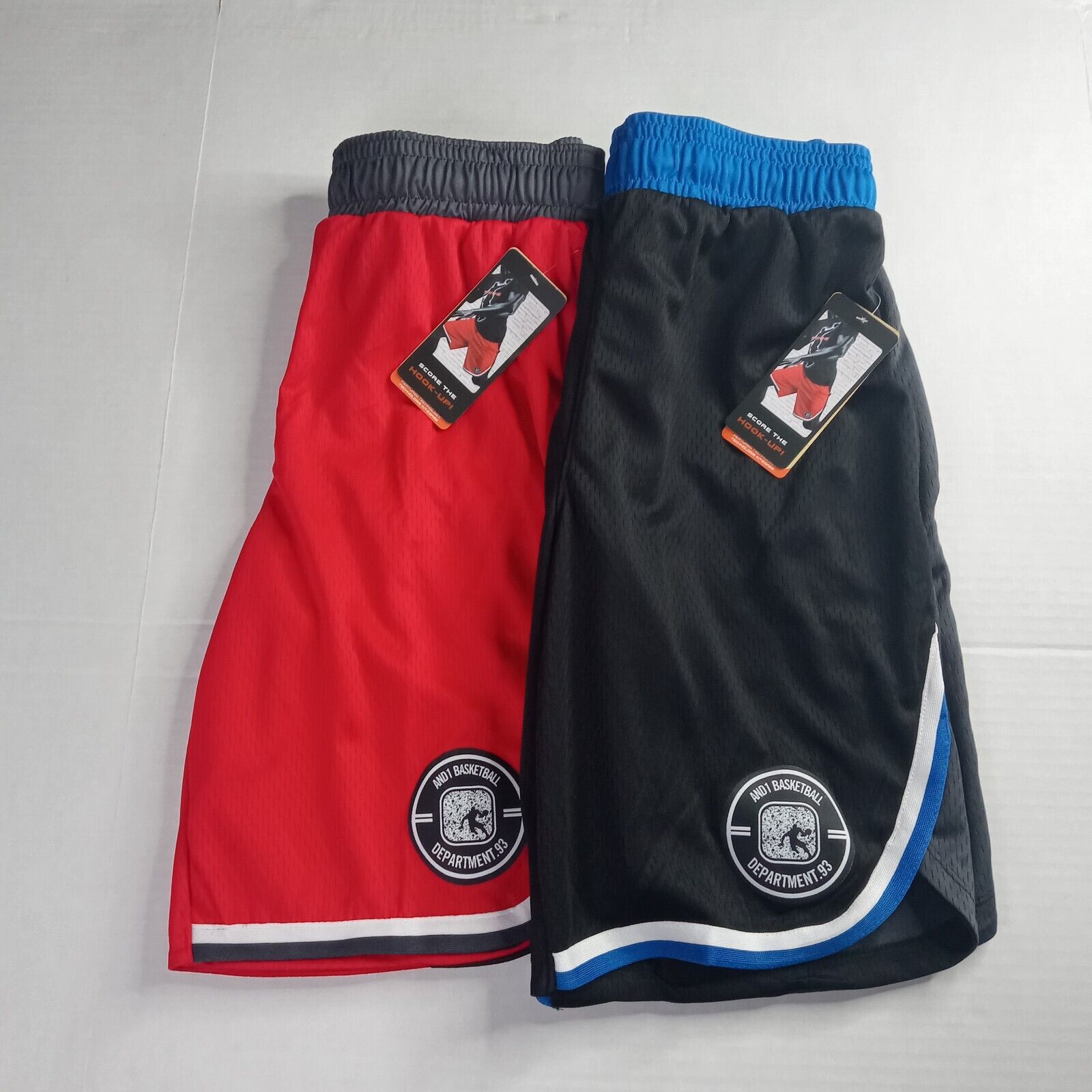 & Other Stories 2 AND1 Basketball Shorts Men's S Red Black Blue 10" Inseam Size US 30 / EU 46 - 1 Thumbnail
