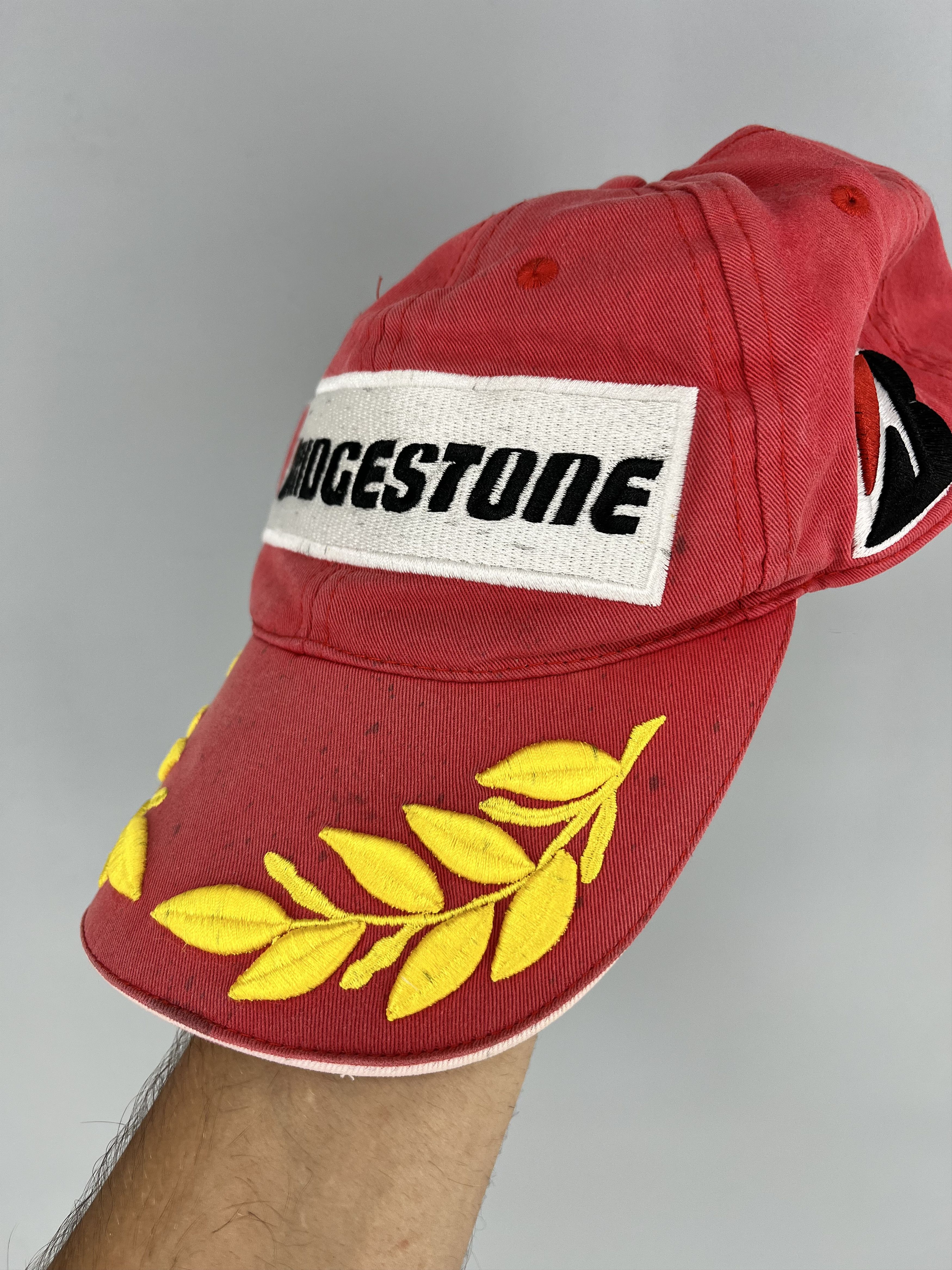 Vintage Vintage y2k Bridgestone Cap Hat Michael Schumacher F1 Size ONE SIZE - 9 Thumbnail