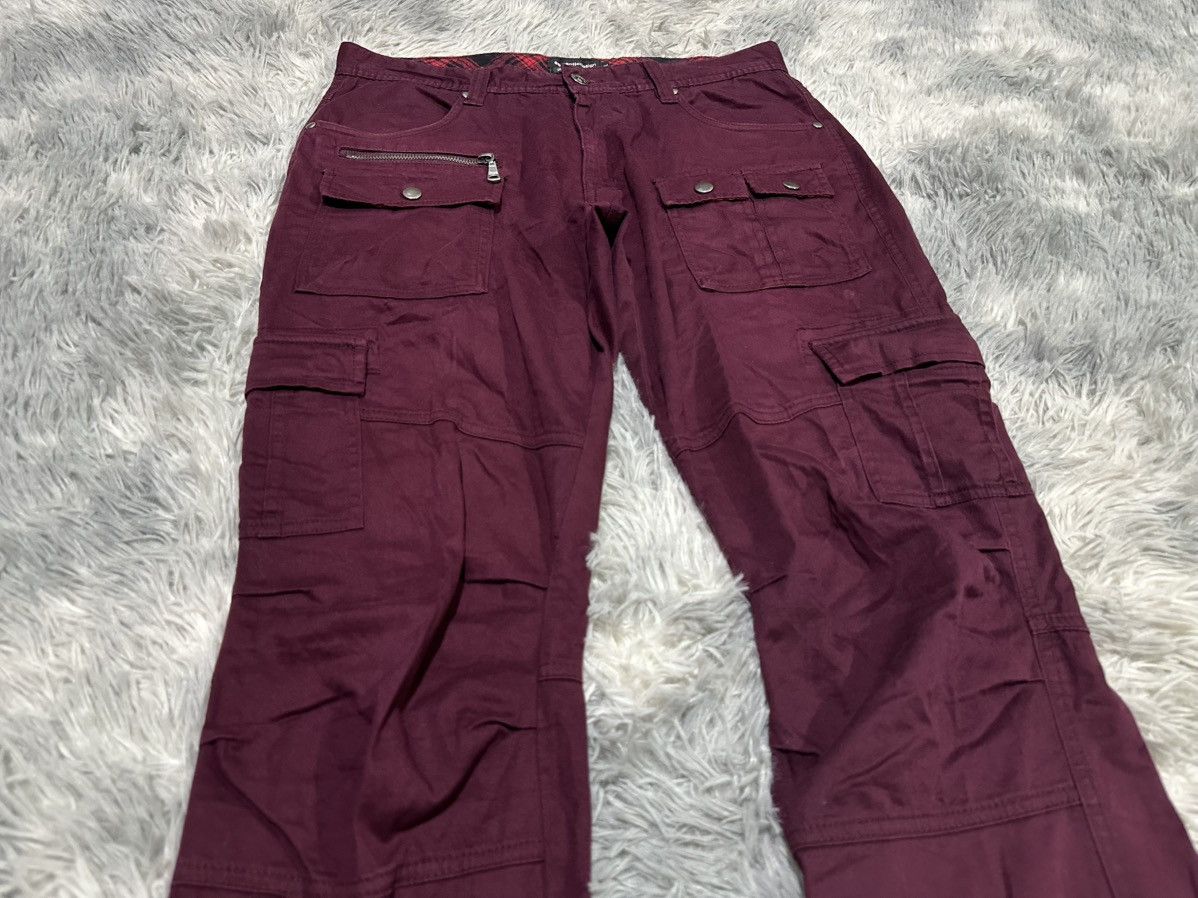 semanticdesign 🔥Sick Y2K Semantic Design Cargo Pants Multi Pockets Zip Punk Size US 32 / EU 48 - 2 Thumbnail