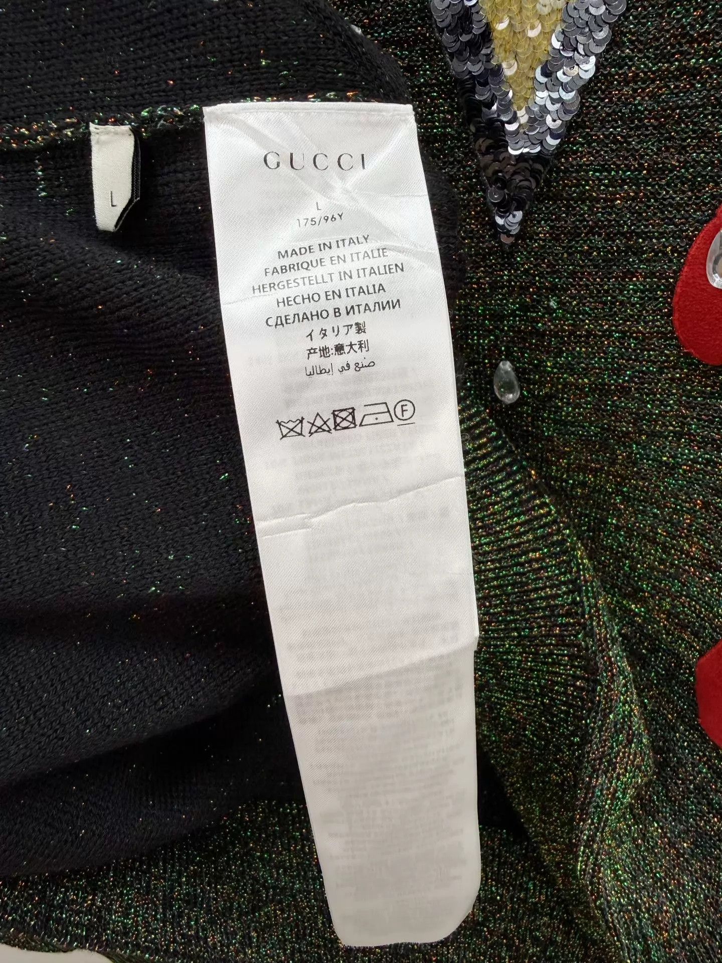 Gucci Gucci Sequin Sweater L Authentic Worn Once Size L / US 10 / IT 46 - 5 Thumbnail