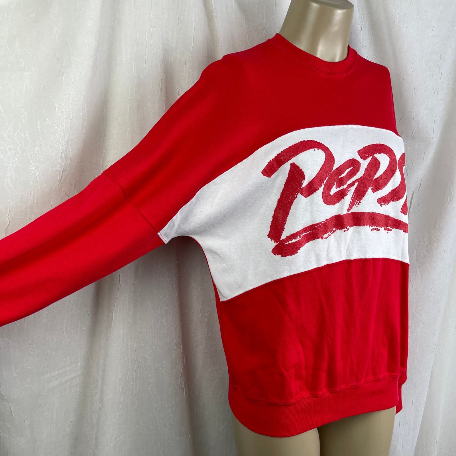 Pepsi VTG 1980’s Red White Pepsi Drop Shoulder Sweatshirt NWOT M Size US M / EU 48-50 / 2 - 5 Thumbnail