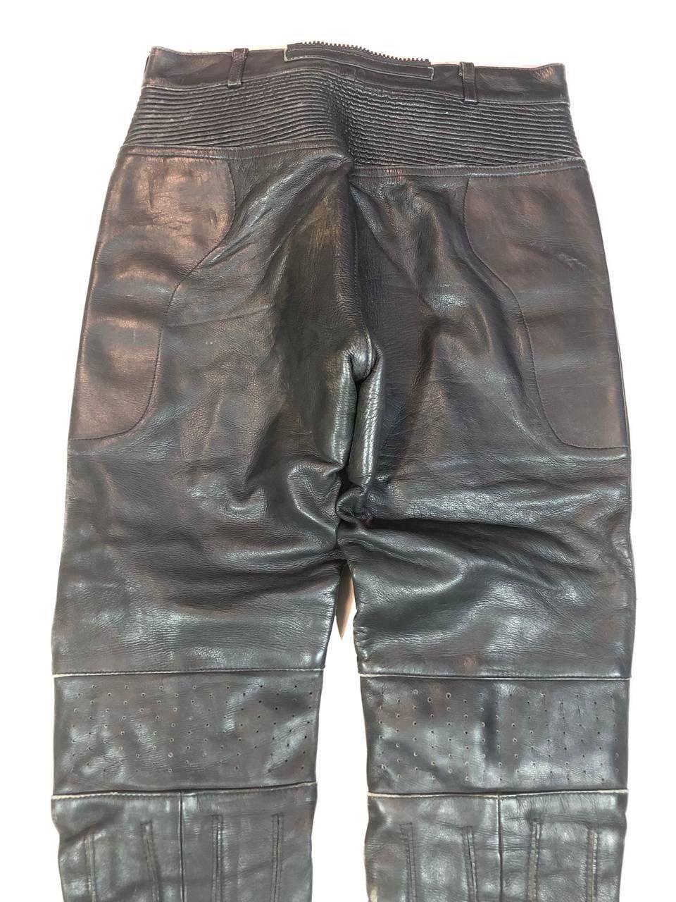 Vintage Frank Thomas Racing Moto Leather Pants Vintage Size US 34 / EU 50 - 7 Thumbnail