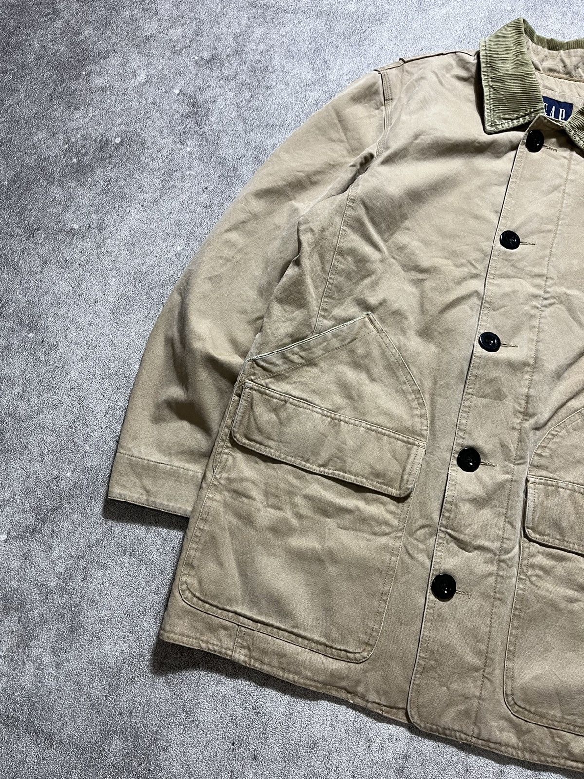 Gap Vintage GAP Duck Canvas Chore Jacket Size US S / EU 44-46 / 1 - 3 Thumbnail