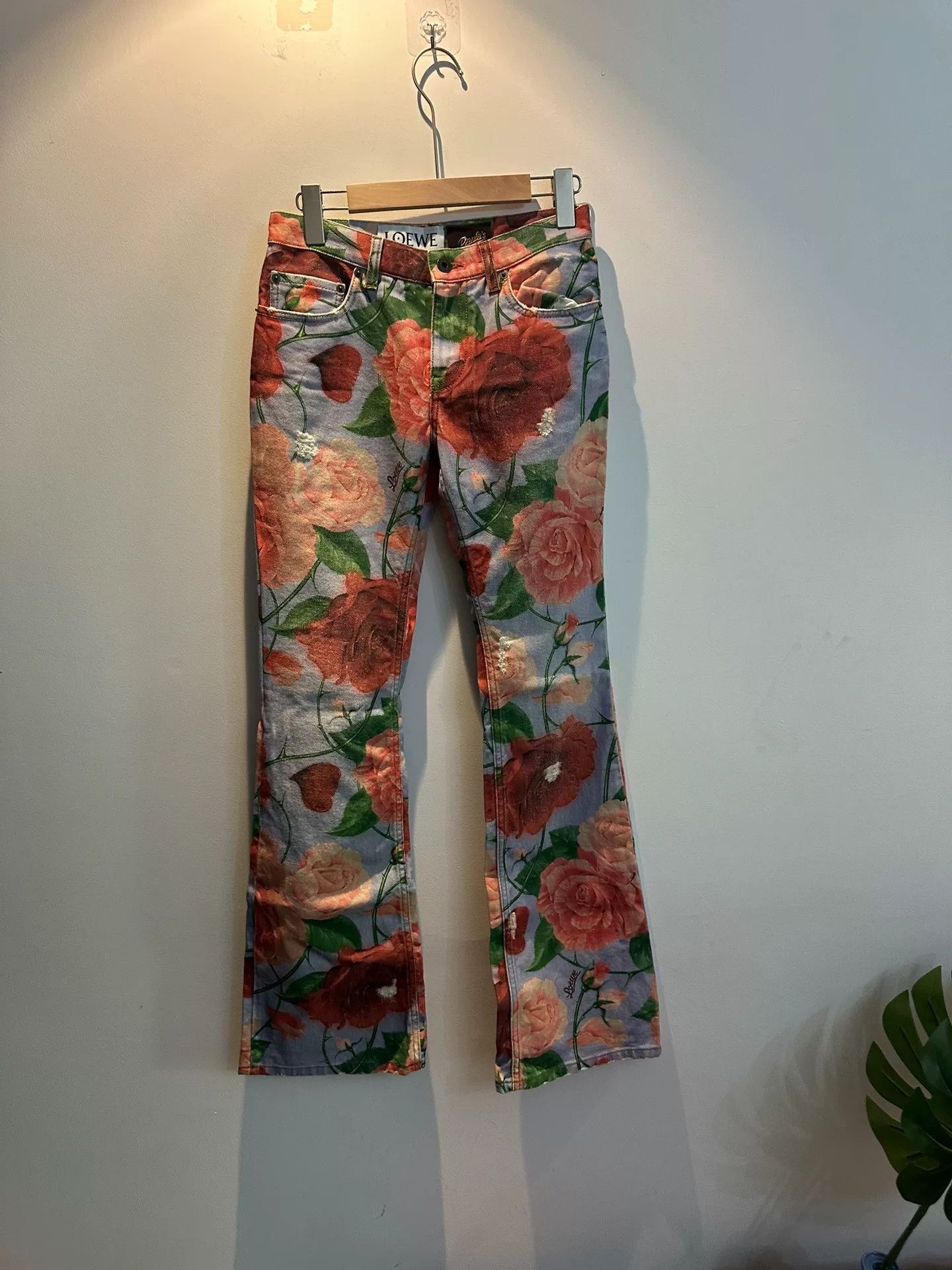 Loewe loewe floral denim pants Size 34" / US 12 / IT 48 - 1 Thumbnail