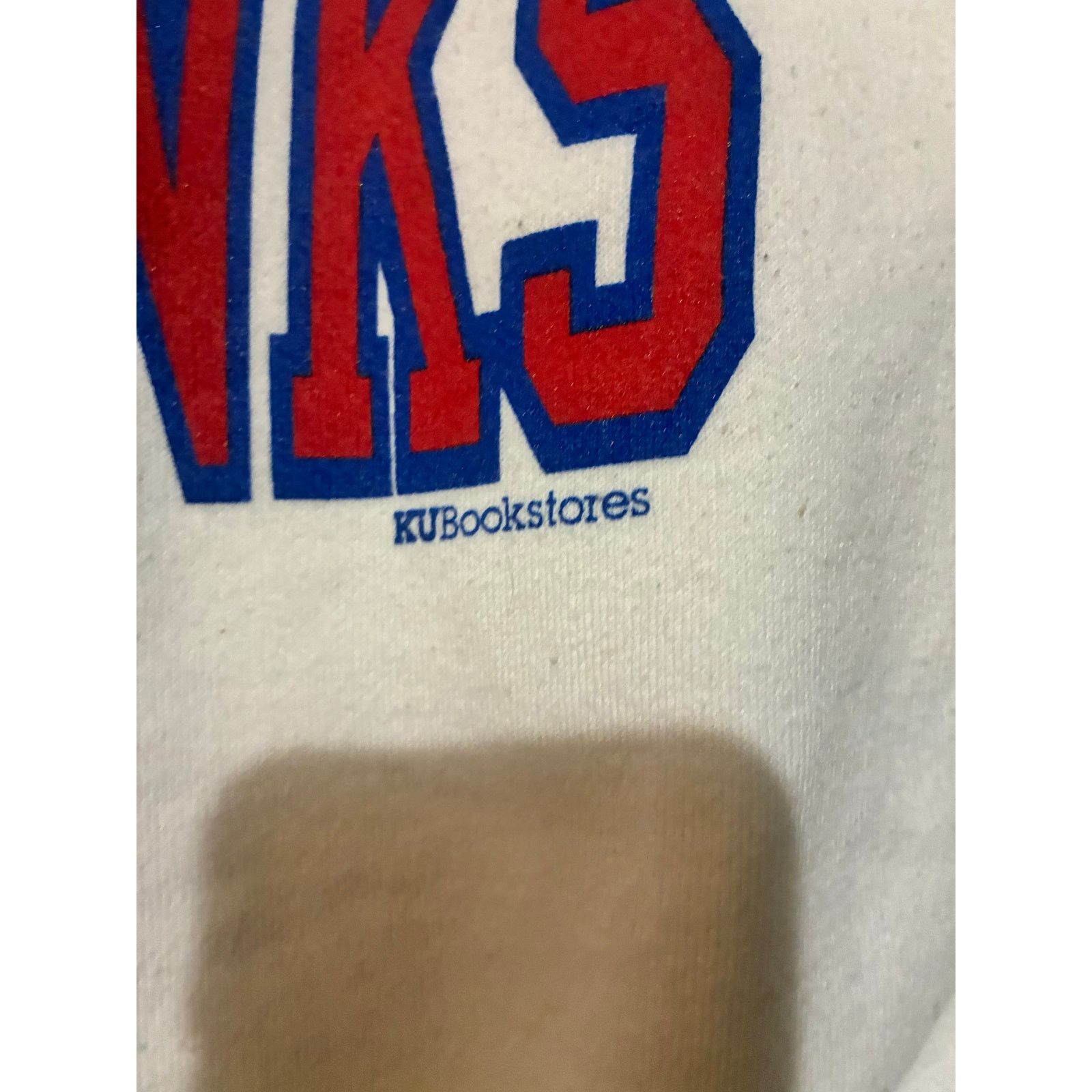 Jansport Vintage Kansas Jayhawks White Sweatshirt Jansport Large Size US L / EU 52-54 / 3 - 3 Thumbnail