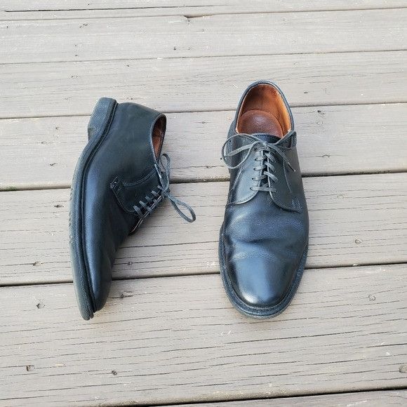 Allen Edmonds × Designer Allen Edmonds Badlands Black Leather Lace-up Oxford Comfort Size US 11.5 / EU 44-45 - 1 Thumbnail