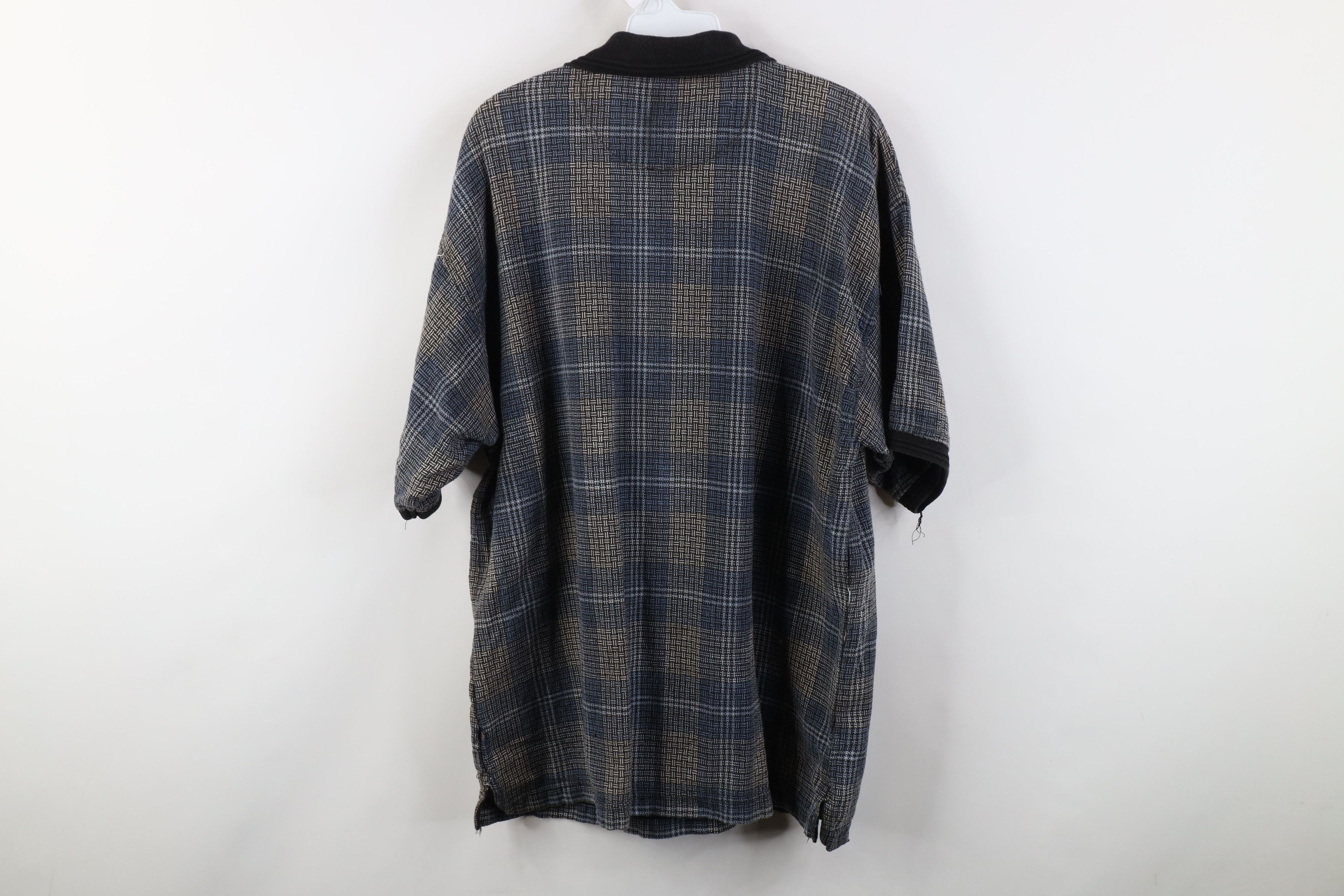 Vintage Vintage 90s Streetwear Cotton Knit Short Sleeve Golf Polo Size US XL / EU 56 / 4 - 12 Thumbnail
