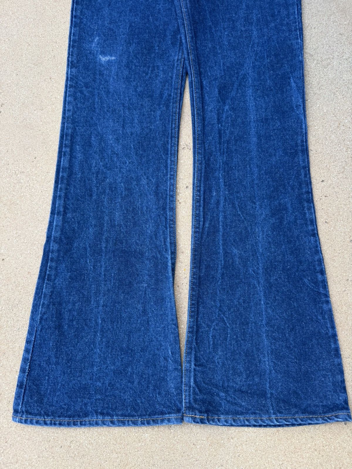Levi's Vtg 70’s Levi’s 646 Orange Tab Bellbottom Flare Jeans 31x34 Size US 31 - 3 Thumbnail