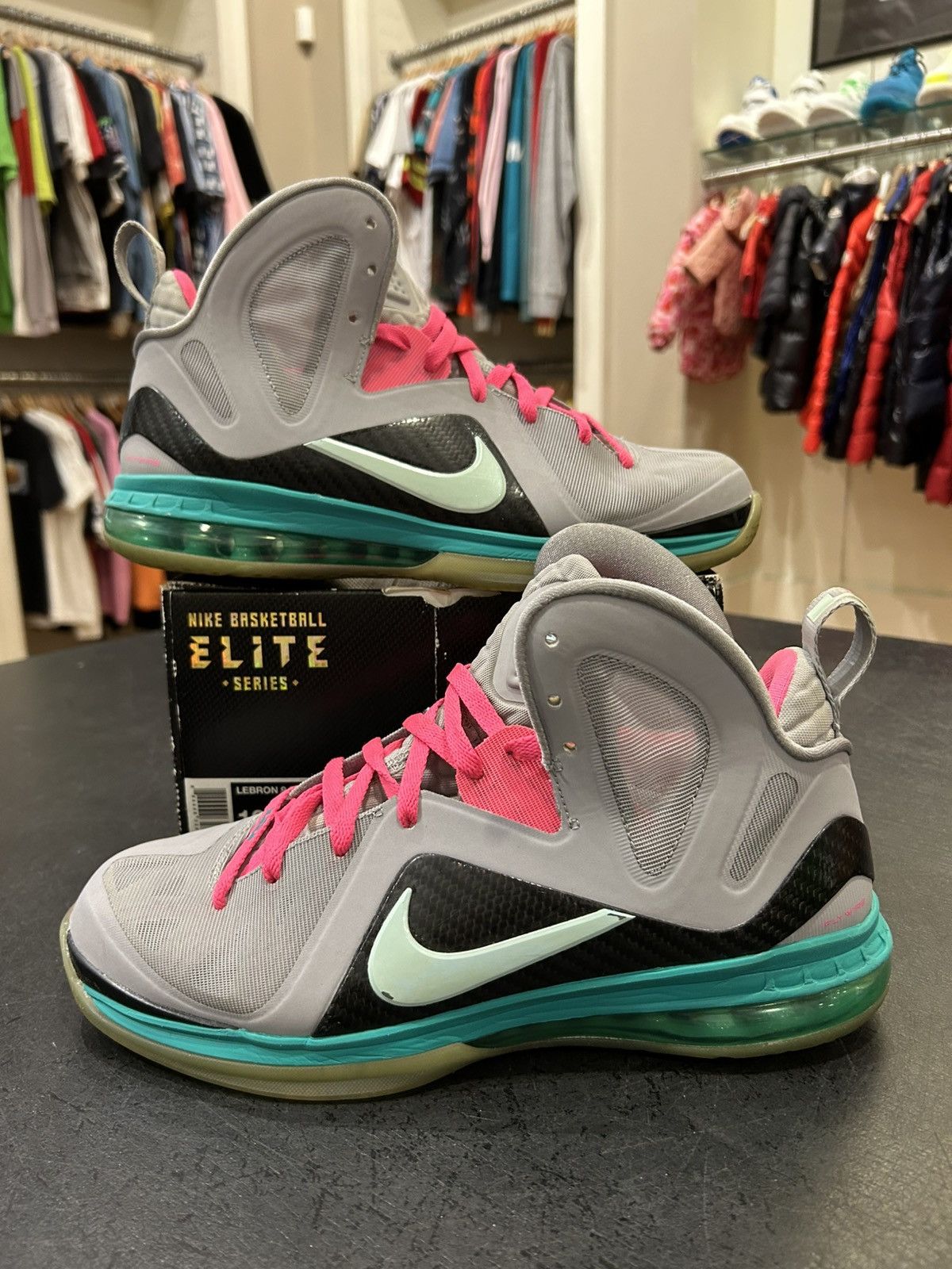 Nike Nike Lebron 9 PS Elite ‘South Beach’ Size US 10.5 / EU 43-44 - 1 Thumbnail