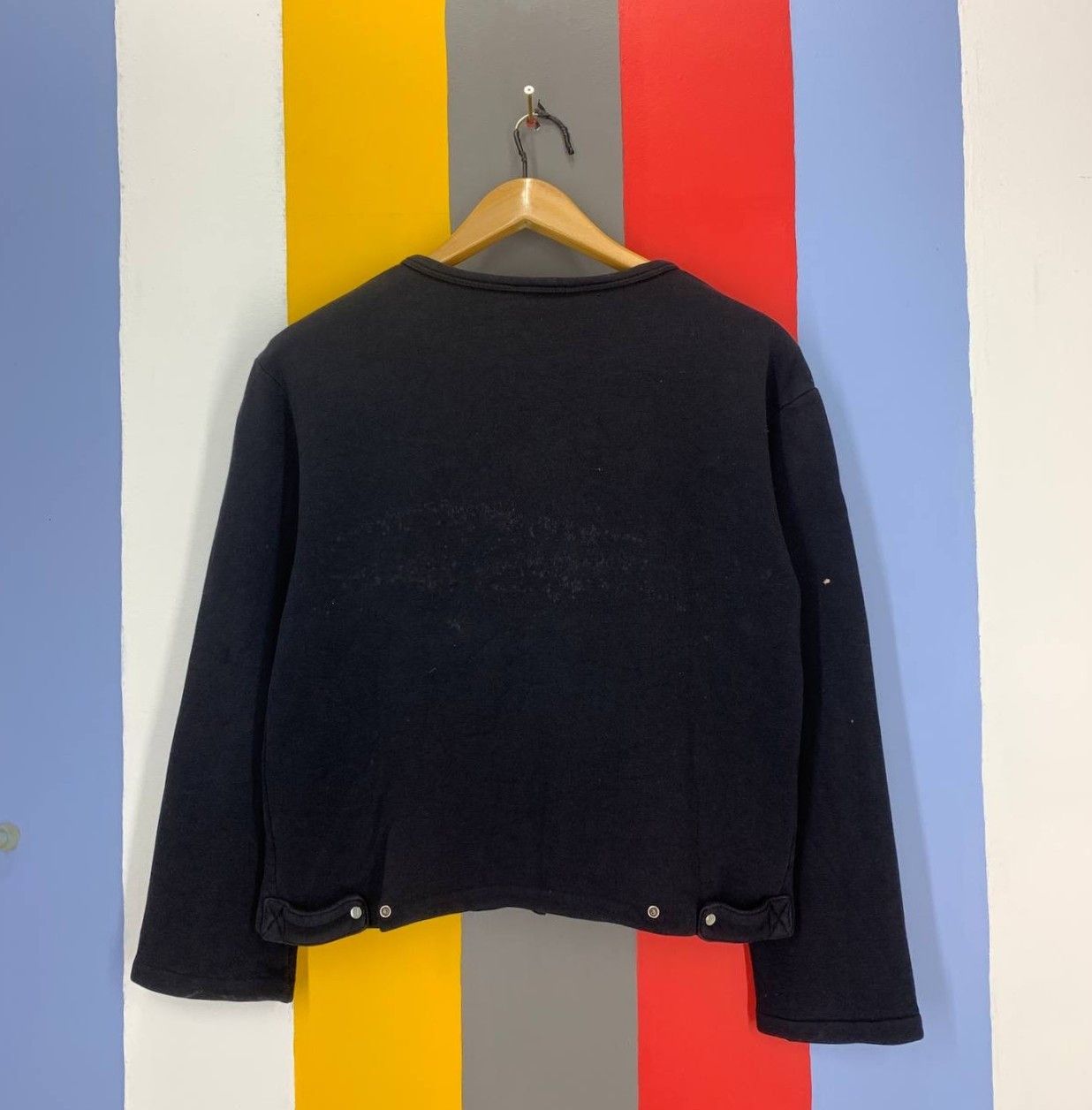 agnes b. AGNES B PARIS Snap Button Jacket Sweatshirt #2162/19 Size S / US 4 / IT 40 - 7 Thumbnail