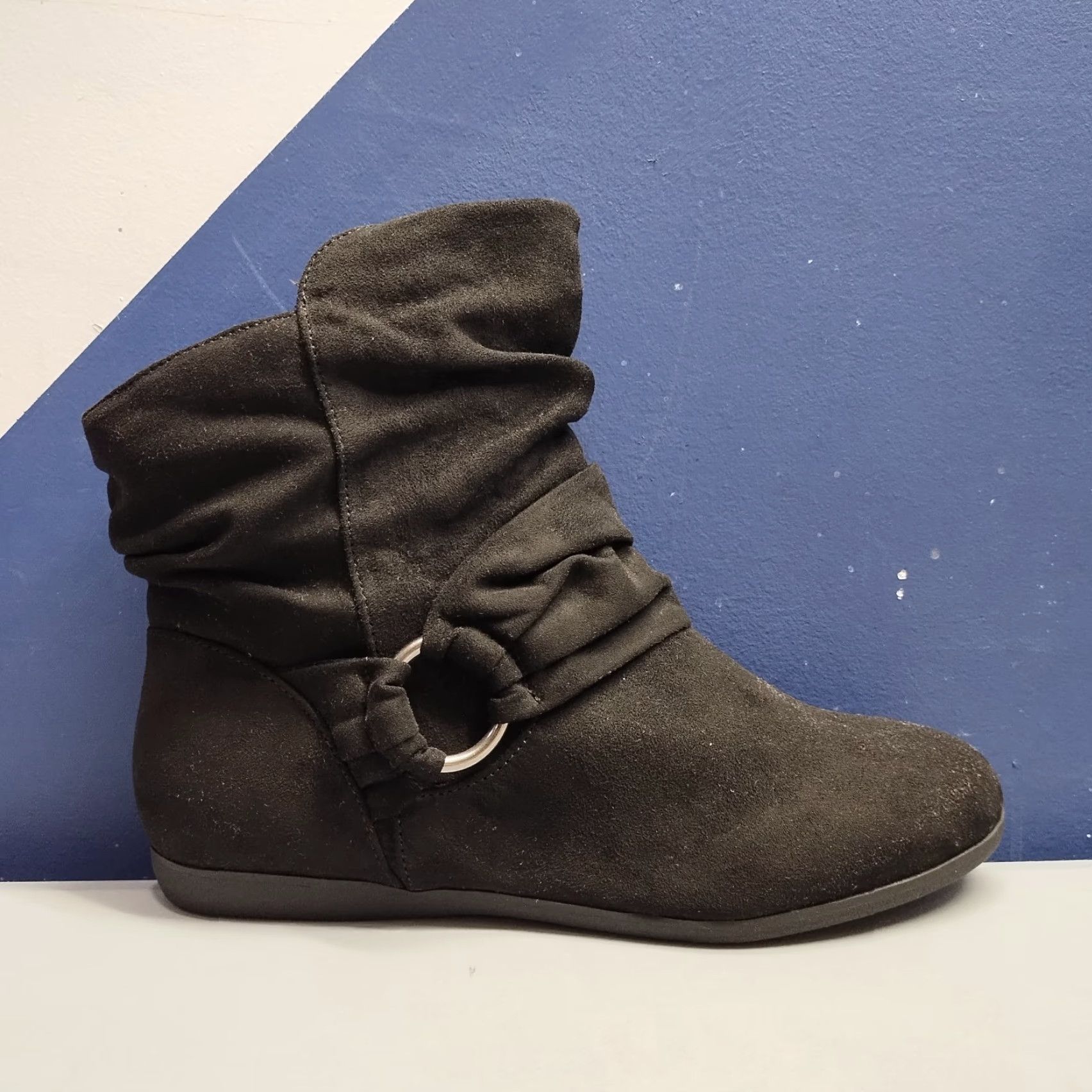Vintage Cloudwalkers Serena Ankle Boots Womens Size 9.5W Black Classic Pull On 205086 Boots Womens Size 9.5W Black Size US 10 / IT 40 - 5 Thumbnail