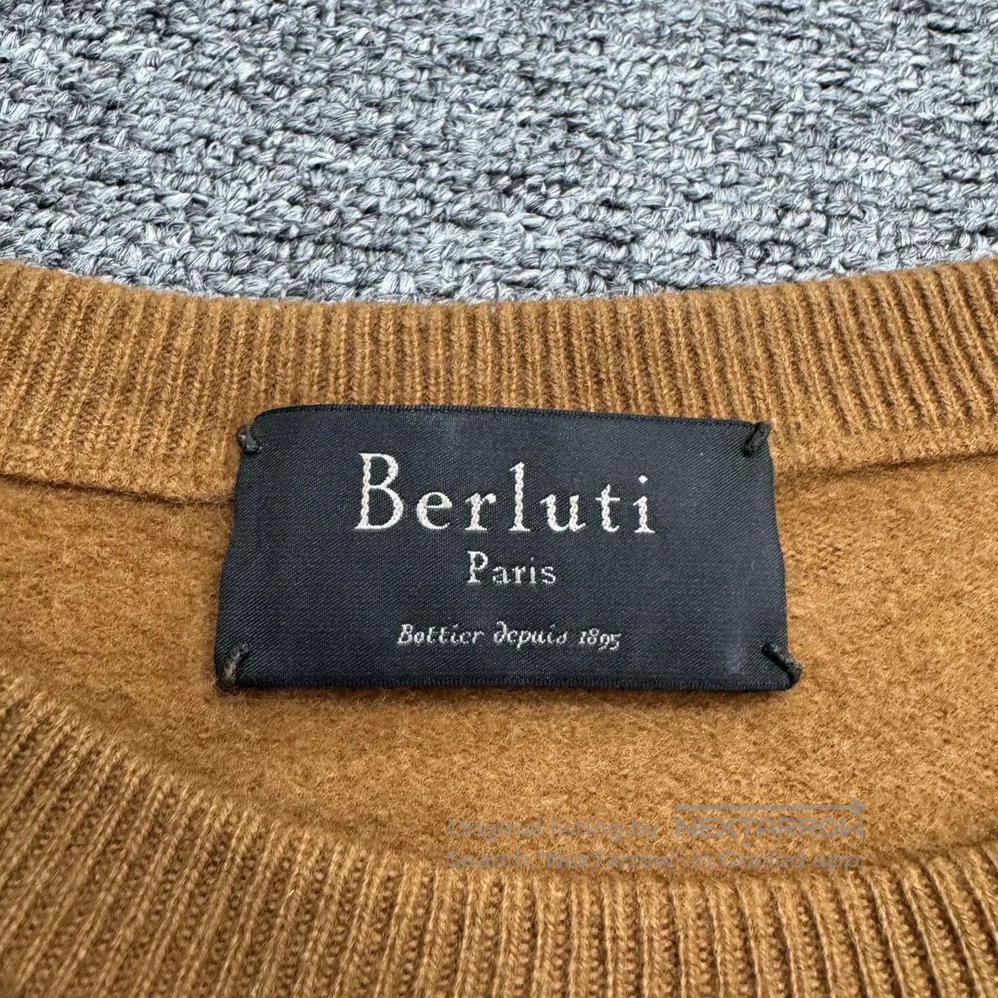 Berluti Beige Long Sleeve Sweater . Size US M / EU 48-50 / 2 - 2 Thumbnail
