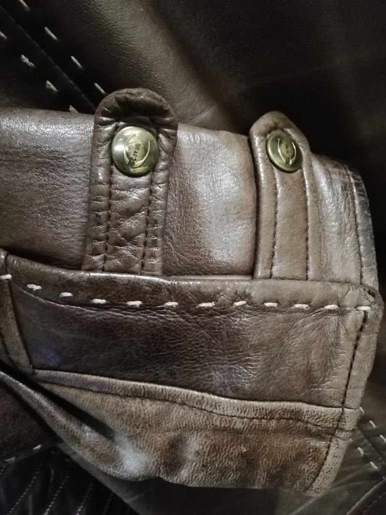 Just Cavalli Just Cavalli Aviator Leather Jacket Size US XL / EU 56 / 4 - 5 Thumbnail
