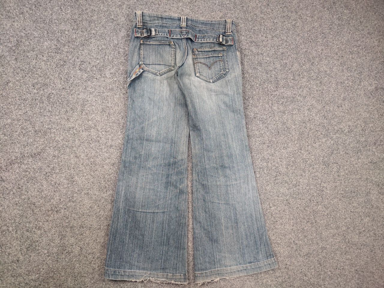 Levi's Rare Vintage levis lady Low Rise Bootcut buckle Jeans Japan Size 29" - 7 Thumbnail