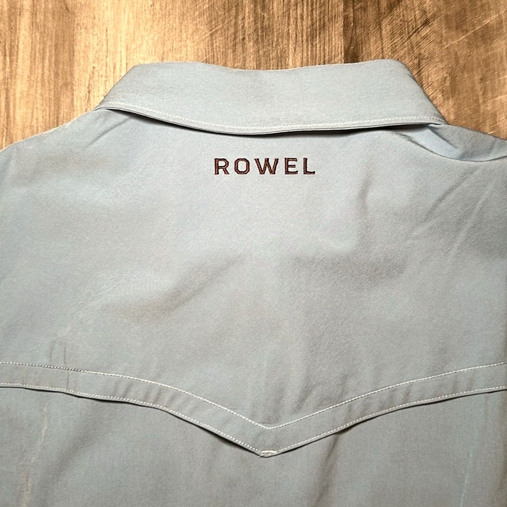 Vintage Rowel Western Long Sleeve Pearl Snap Shirt 2XL Mens Blue Size US XXL / EU 58 / 5 - 5 Thumbnail