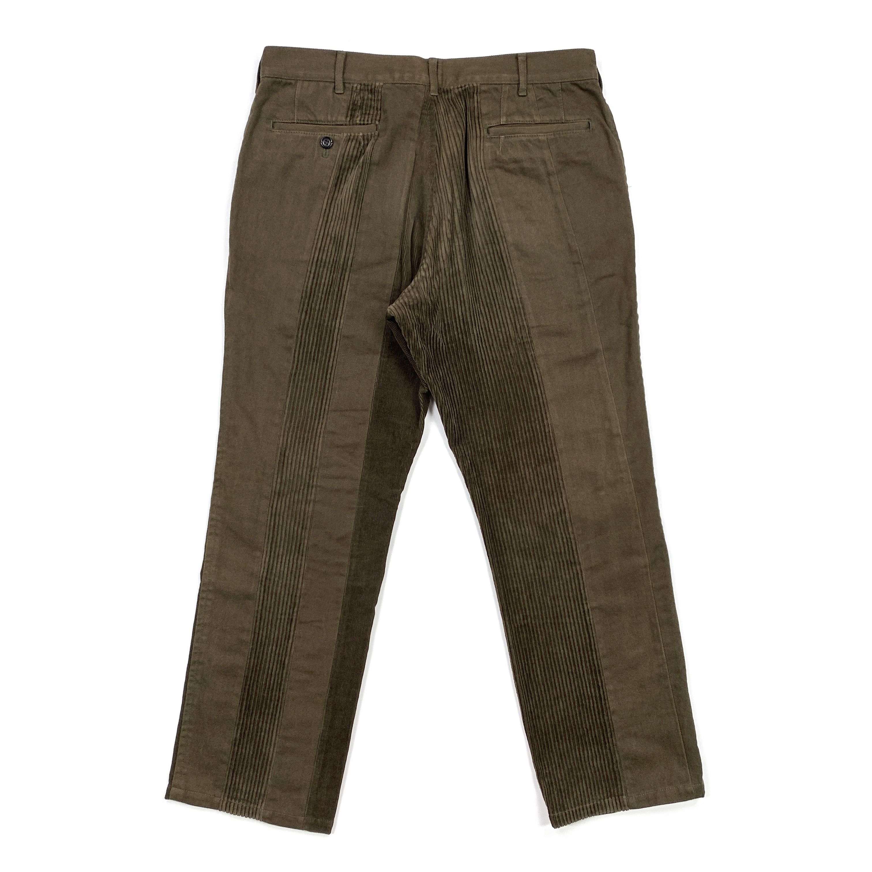 Comme des Garcons Homme Plus 2007 Patchwork Corduroy Pants Size US 34 / EU 50 - 2 Thumbnail