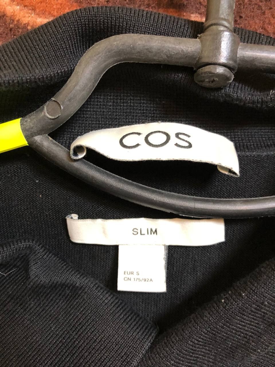 Cos Cos Classic Fit Polo Shirt Black Soft Cotton Size US S / EU 44-46 / 1 - 2 Thumbnail