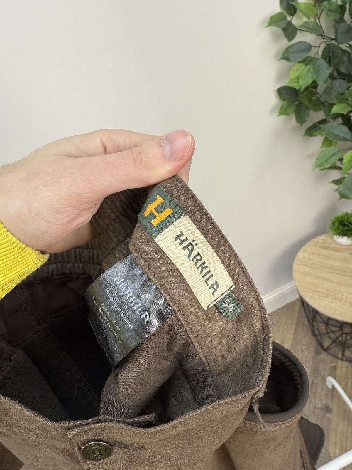 Other Vintage Härkila Hunting Trousers Reinforced Outdoor Pants Size US 34 / EU 50 - 6 Thumbnail