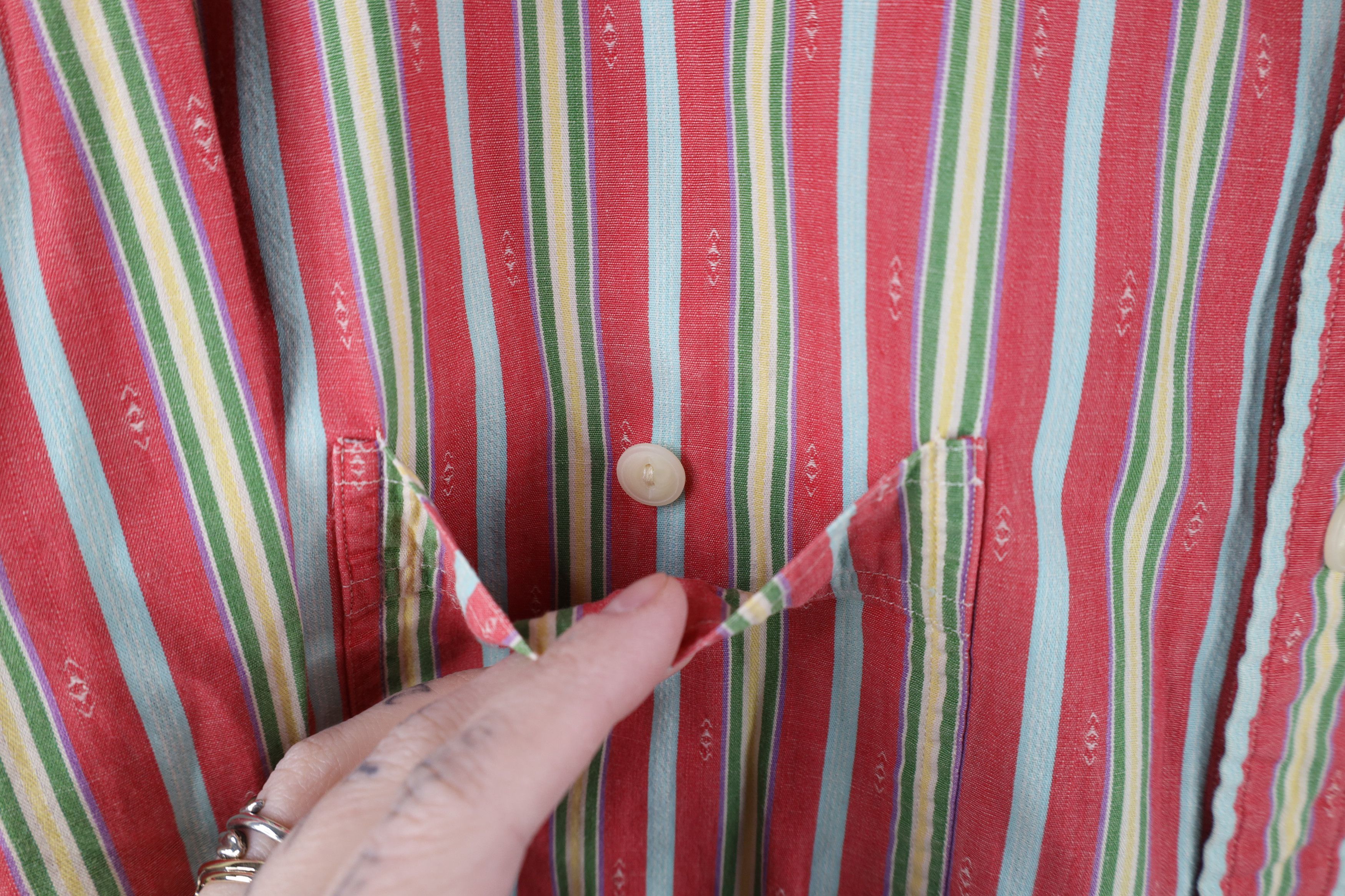 Polo Ralph Lauren Vintage 90s Ralph Lauren Southwestern Striped Button Shirt Size US L / EU 52-54 / 3 - 8 Thumbnail