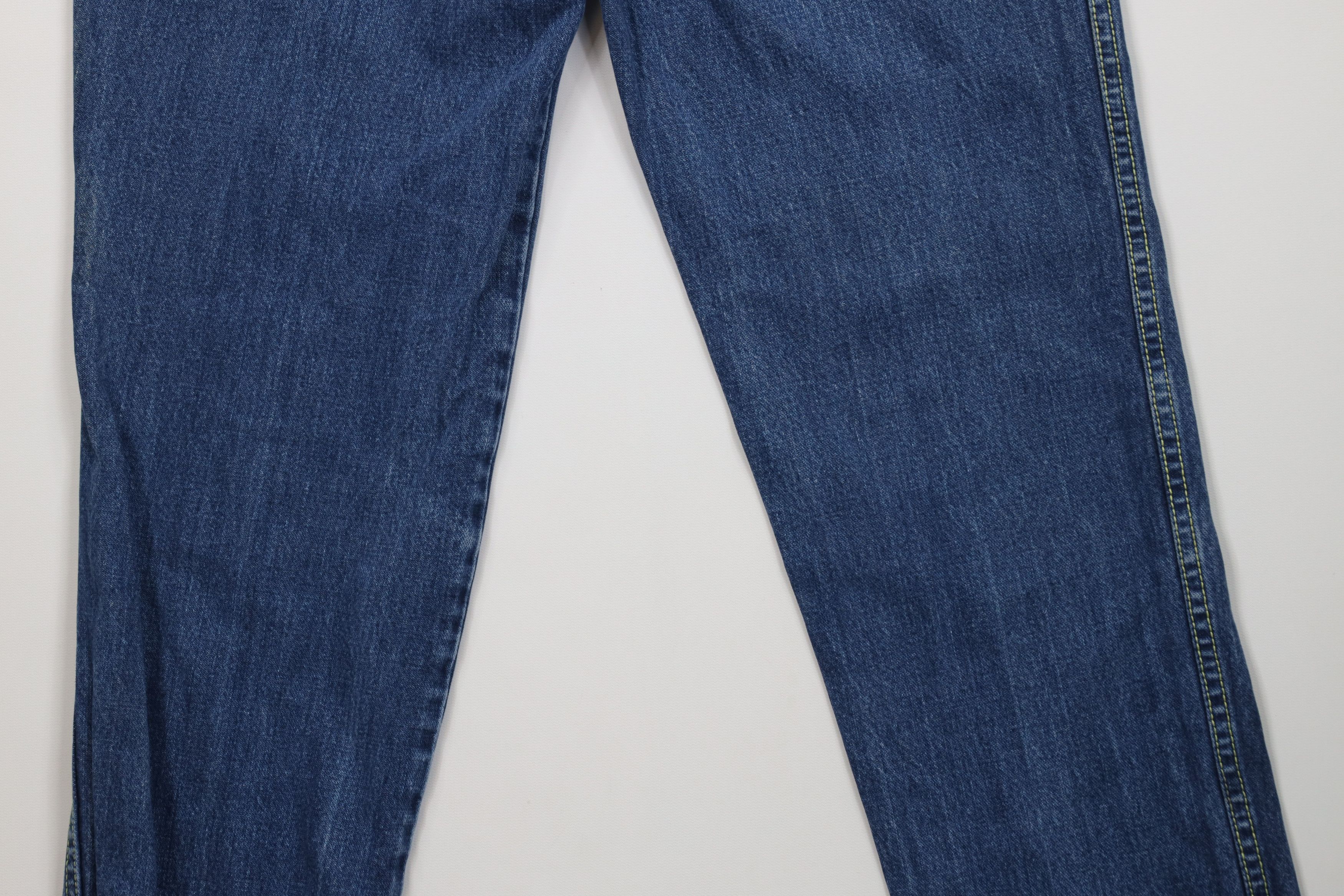 Vintage Vintage 90s Streetwear Straight Leg Denim Jeans Blue Size 30" / US 8 / IT 44 - 11 Thumbnail