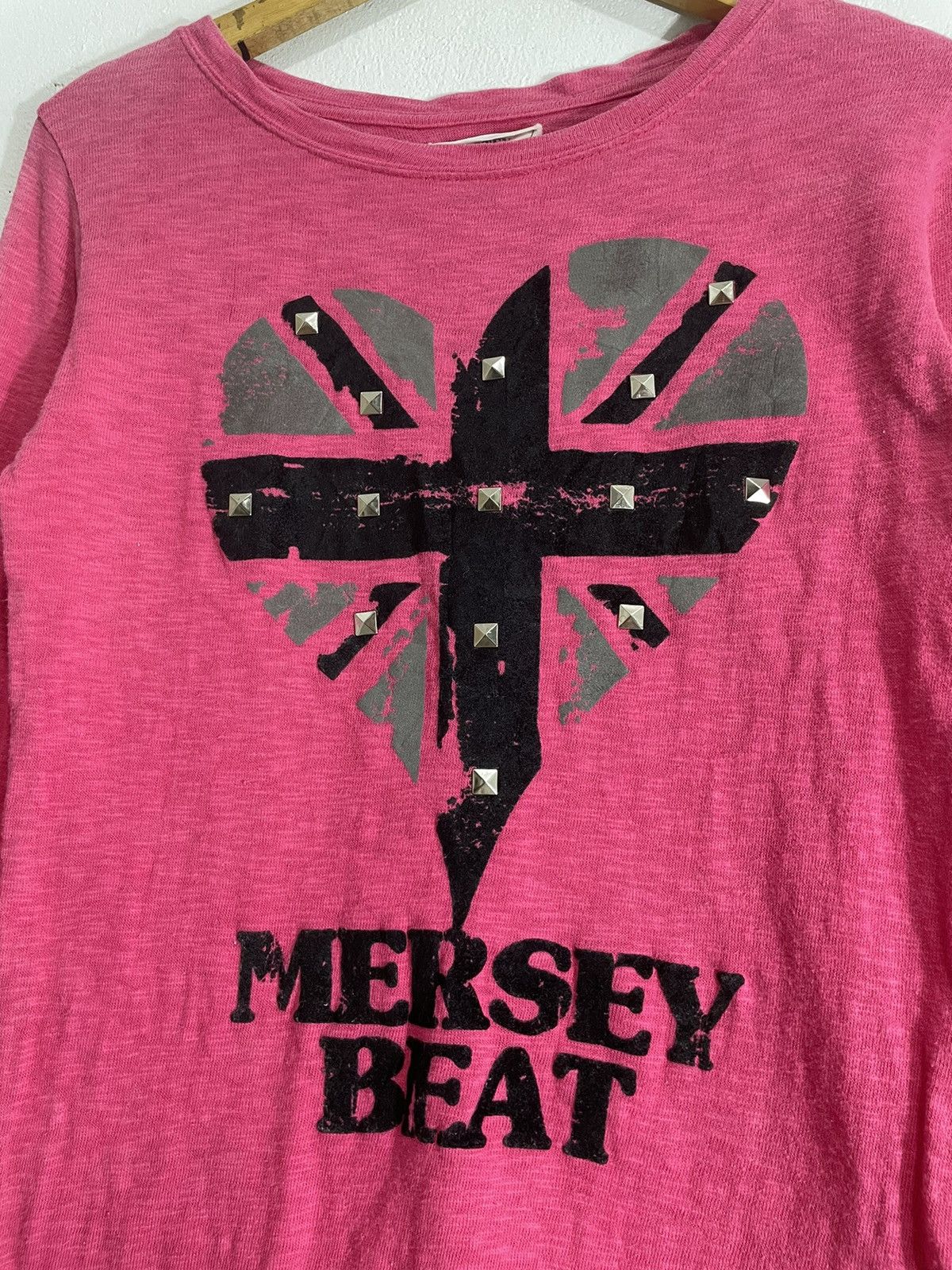 Hysteric Glamour Listen Heartbeat Studded Punk Longsleeve Size M / US 6-8 / IT 42-44 - 2 Thumbnail