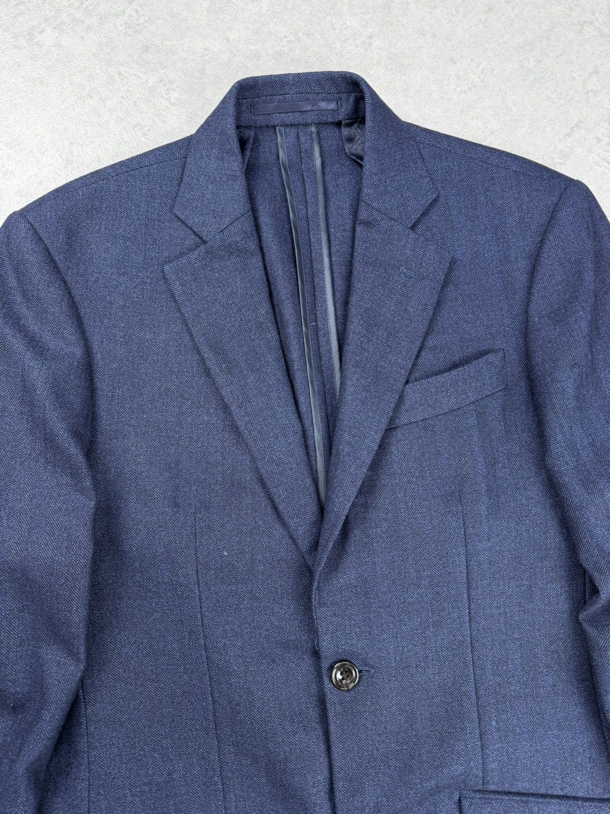 Hardy Amies Hardy Amies Wool Blazer Navy Size 46R Size 36R - 5 Thumbnail