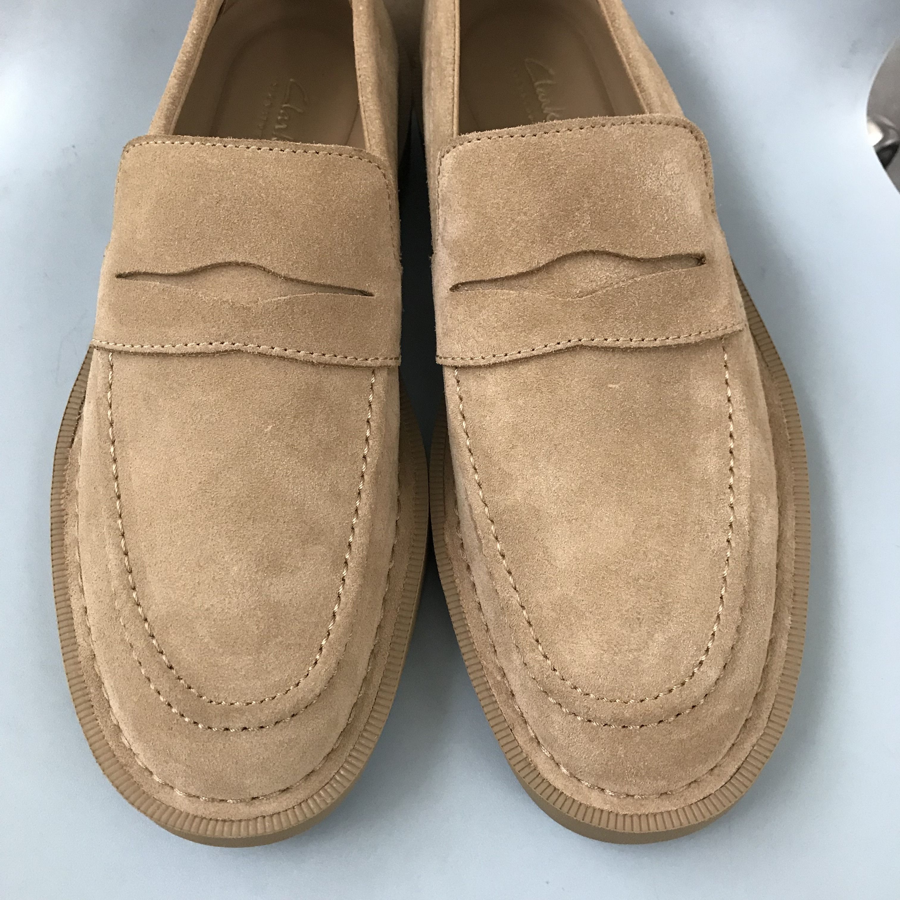 Clarks Clarks Martock Loafer penny loafer tassle brown Sand Suede Size US 6.5 / EU 39-40 - 9 Thumbnail