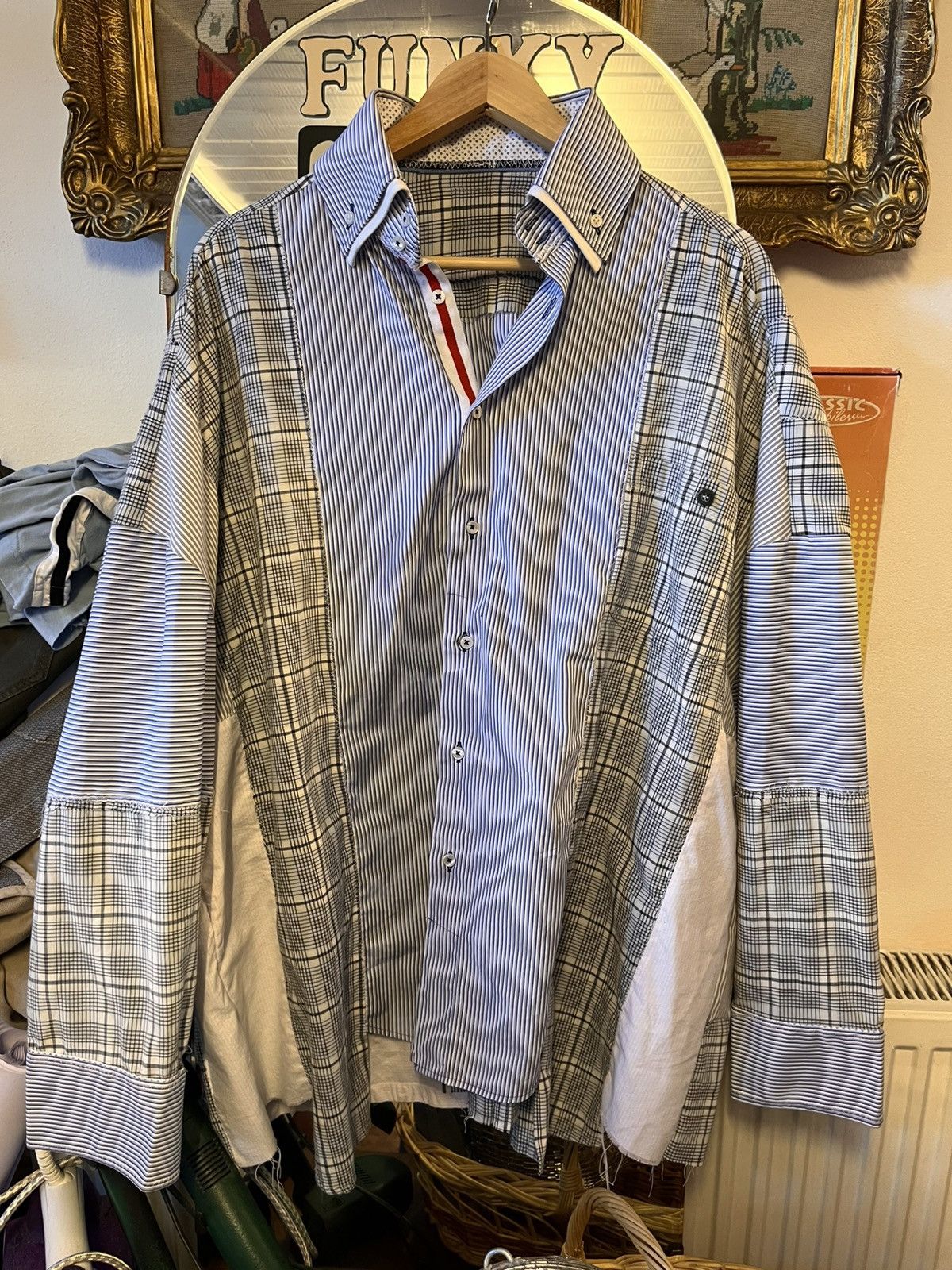 Handmade handmade upcycled shirt Size M / US 6-8 / IT 42-44 - 1 Thumbnail
