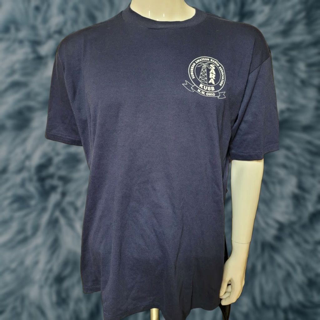 Jerzees VINTAGE KU8B NW Ohio T Shirt XL Ham Radio JERZEES Suburban Amateur Radio Association Nice Blue Graphic Tee Mens Size US XL / EU 56 / 4 - 1 Thumbnail