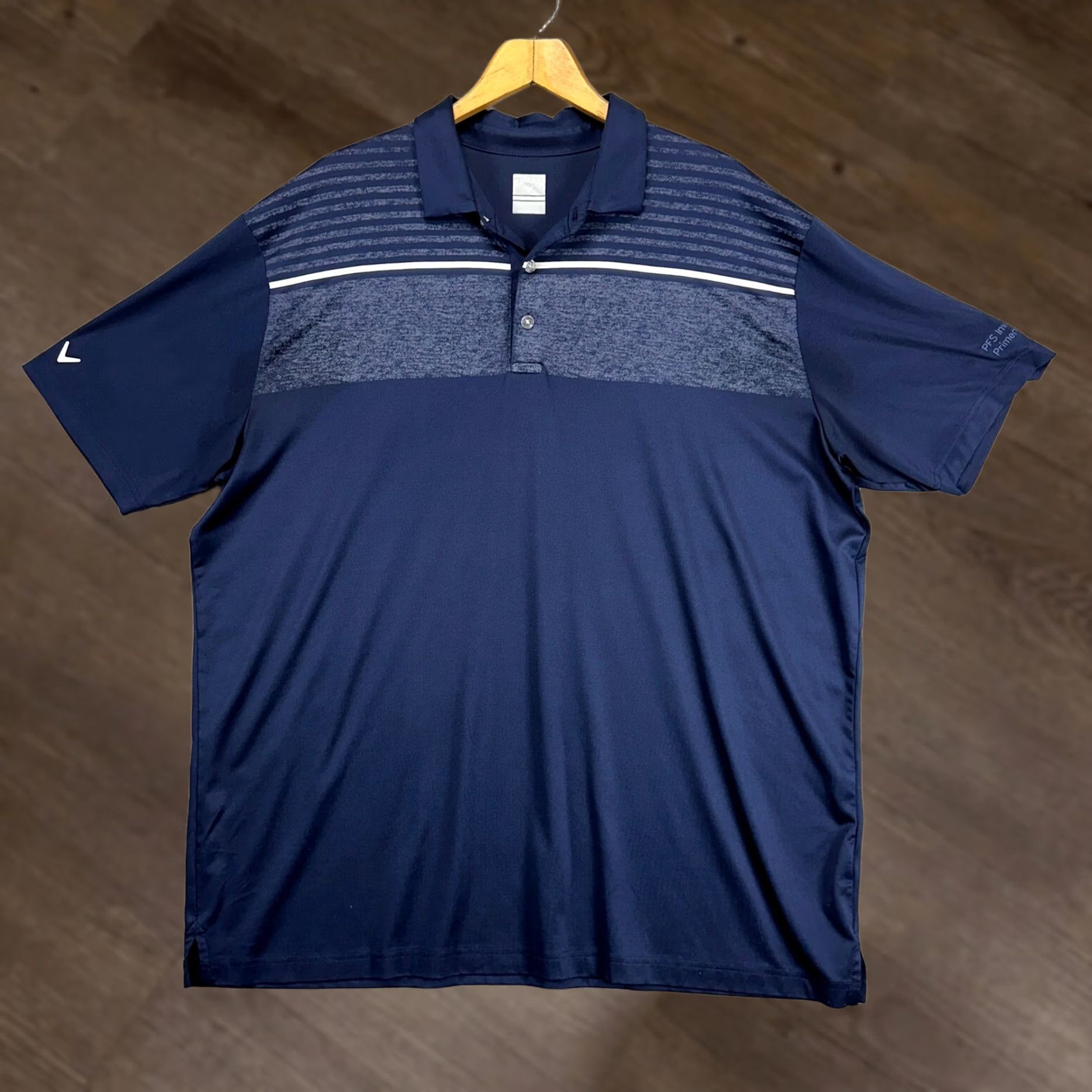 Callaway Callaway Opti-Dri Mens Golf Polo Shirt 2XL Navy Blue Short Sleeve Stretch Rugby Shirt Size US XXL / EU 58 / 5 - 1 Thumbnail