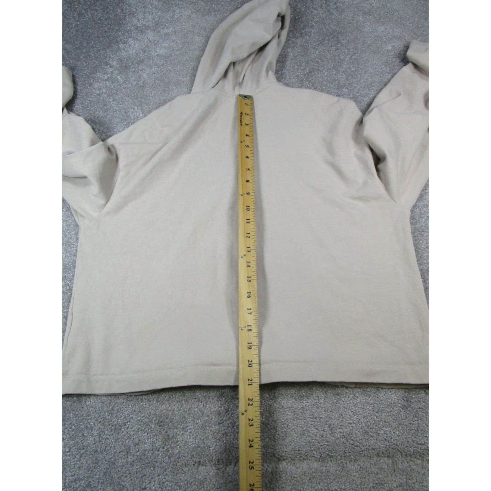 Nike Nike Tech Fleece Hoodie Womens Large Beige Cotton Full Zip Fleece Hoodie Size L / US 10 / IT 46 - 7 Thumbnail