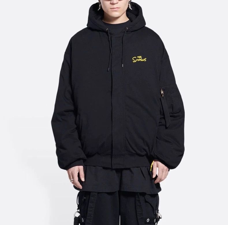 Balenciaga Balenciaga Signed Simpson Bomber Cotton Jacket Size US S / EU 44-46 / 1 - 2 Thumbnail