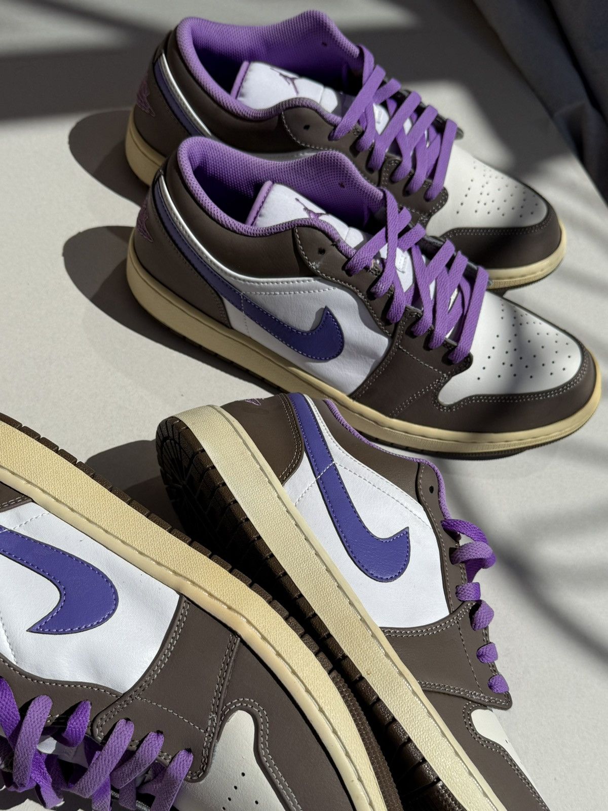 Jordan Brand (new+box) Custom Air Jordan 1 Low Men Sz 12 US (sun-dried) Size US 12 / EU 45 - 1 Thumbnail