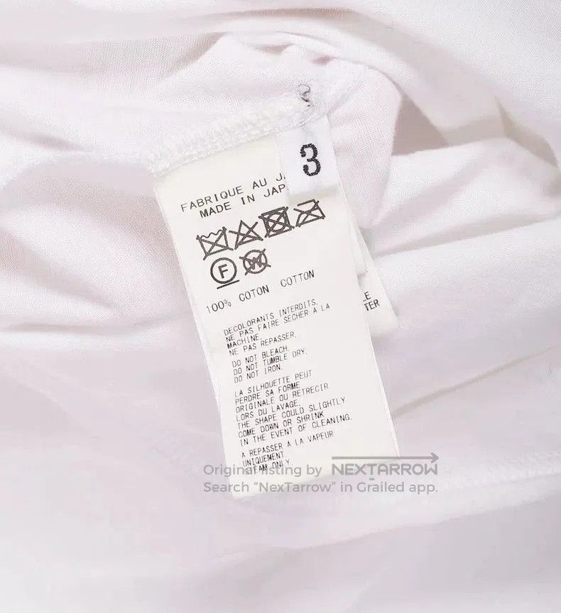 Yohji Yamamoto Yohji Yamamoto Irregular Cut Short Sleeve Tee Size US L / EU 52-54 / 3 - 5 Thumbnail